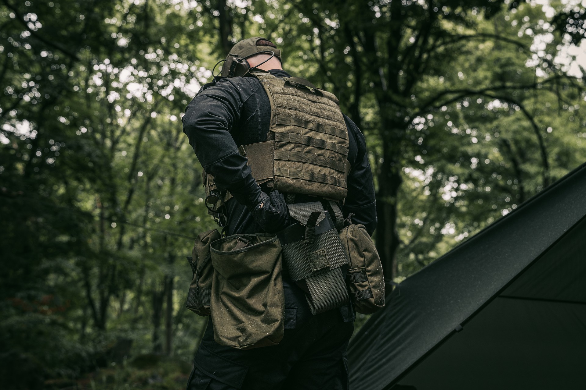 Модульна плитоноска Helikon-Tex Guardian Military Set Olive - для плит M