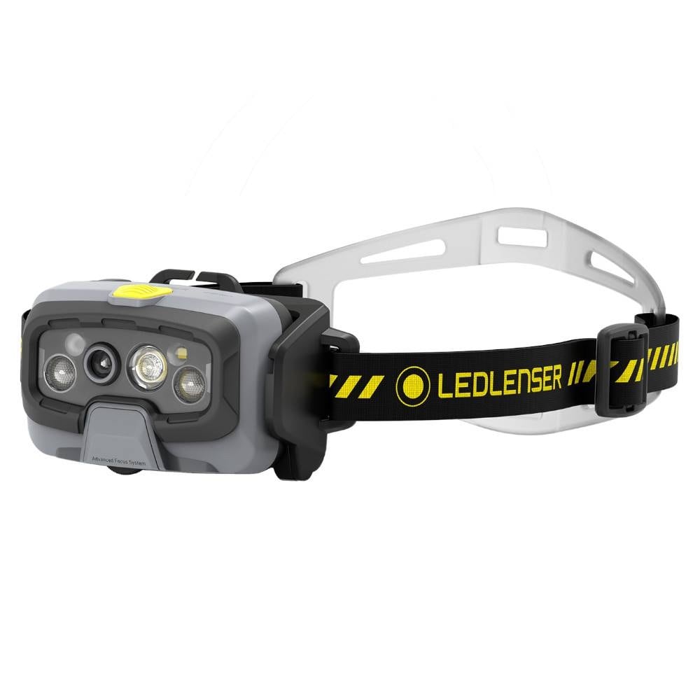 Налобний ліхтарик Ledlenser HF8R Work Black/Yellow - 1600 люменів