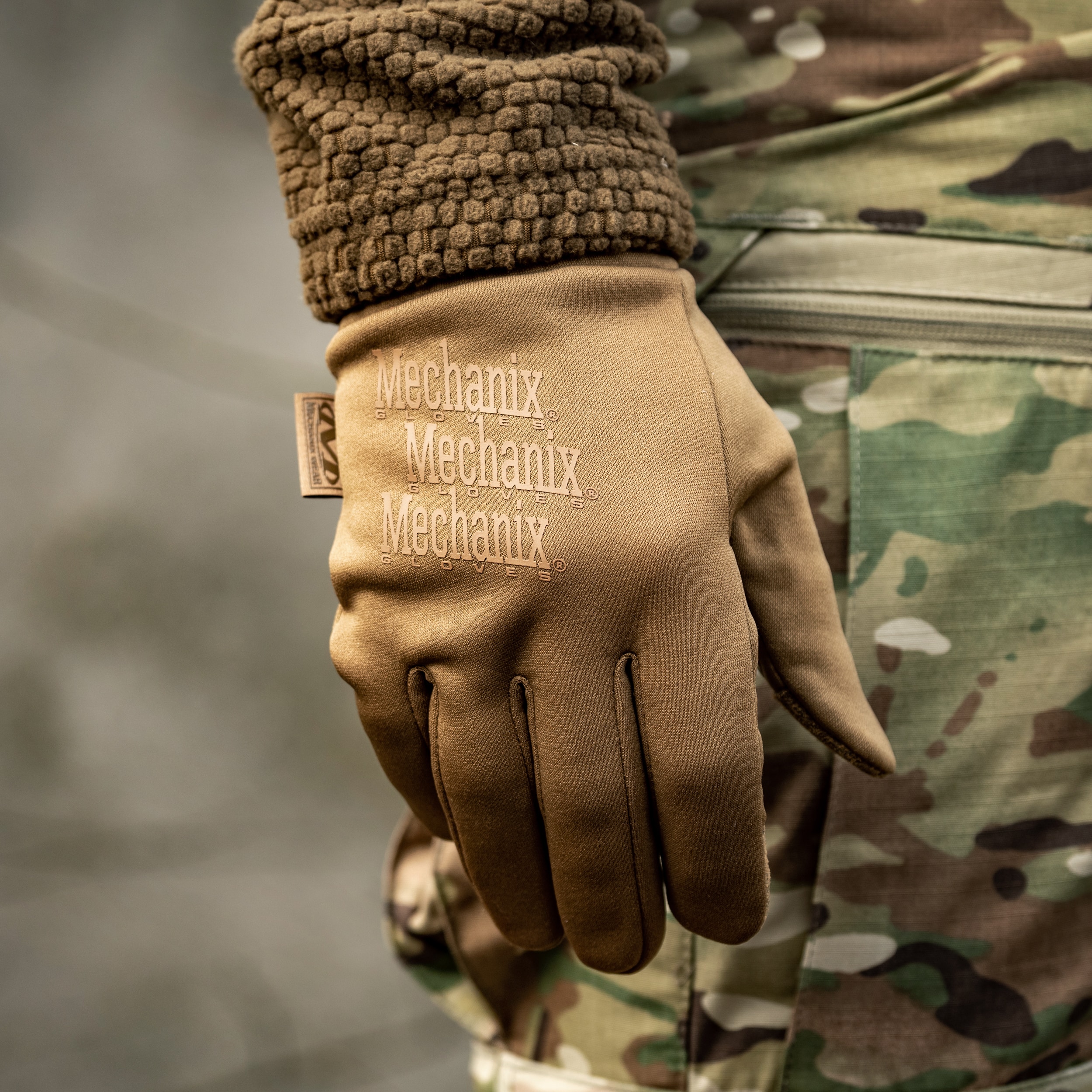 Тактичні рукавиці Mechanix Wear ColdWork Base Layer - Coyote