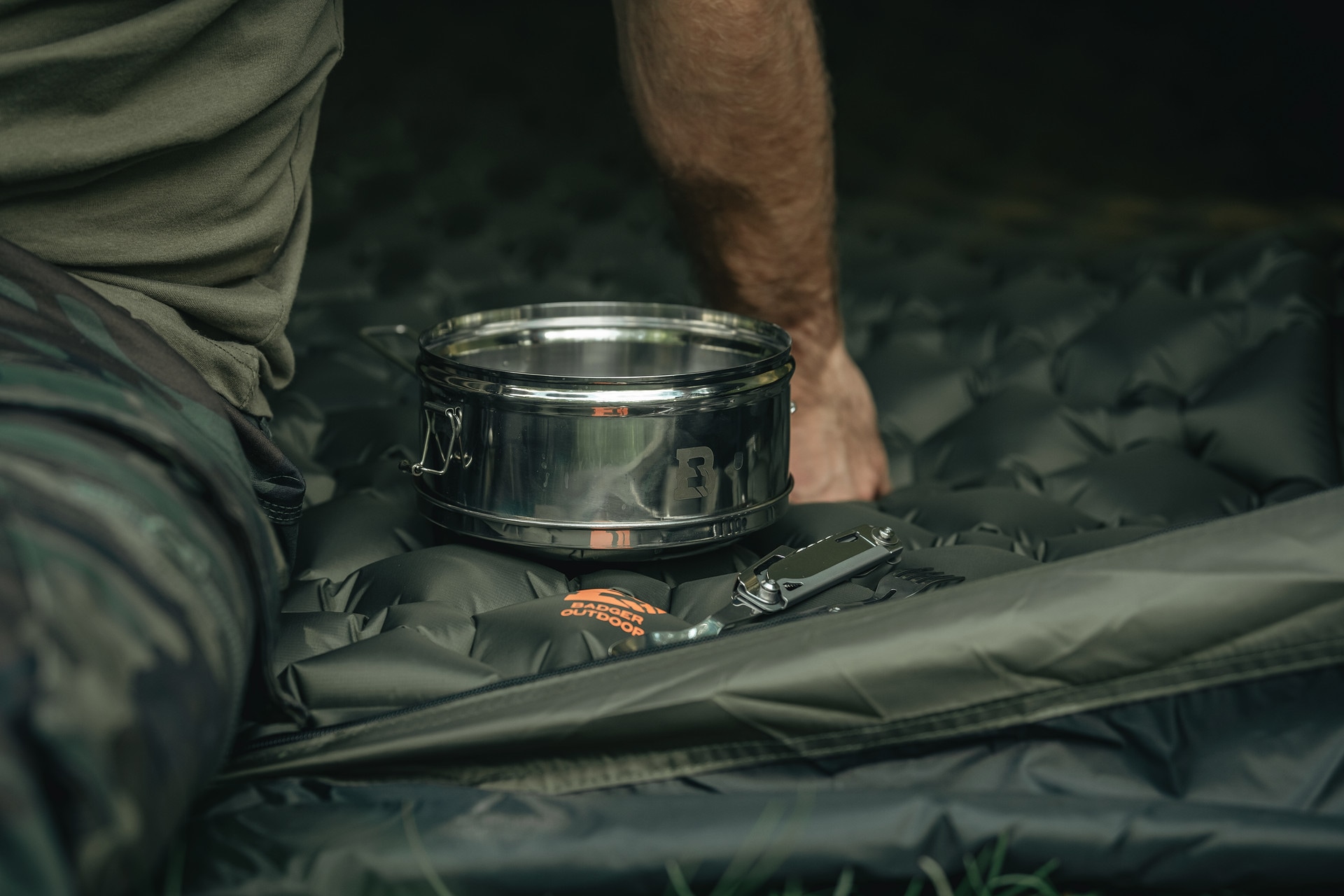 Набір туристичного посуду Badger Outdoor 3Steelcook 3-компонентний