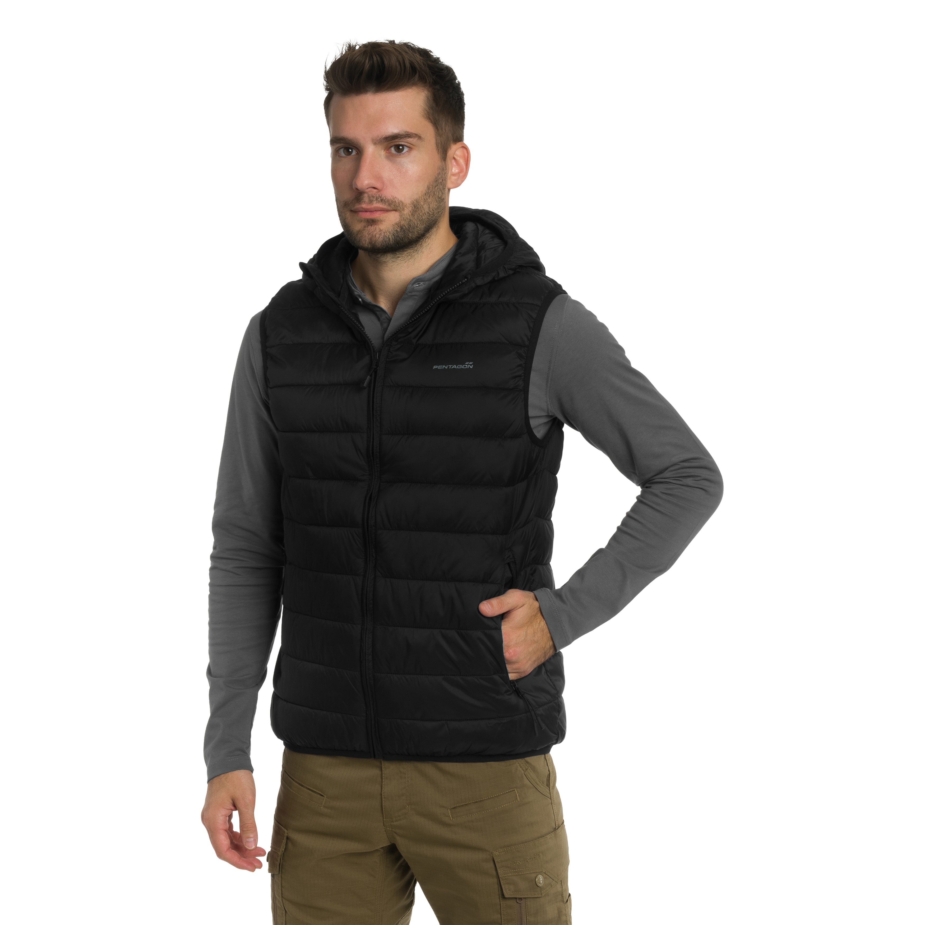 Безрукавка Pentagon Aurora Hood Vest - Black