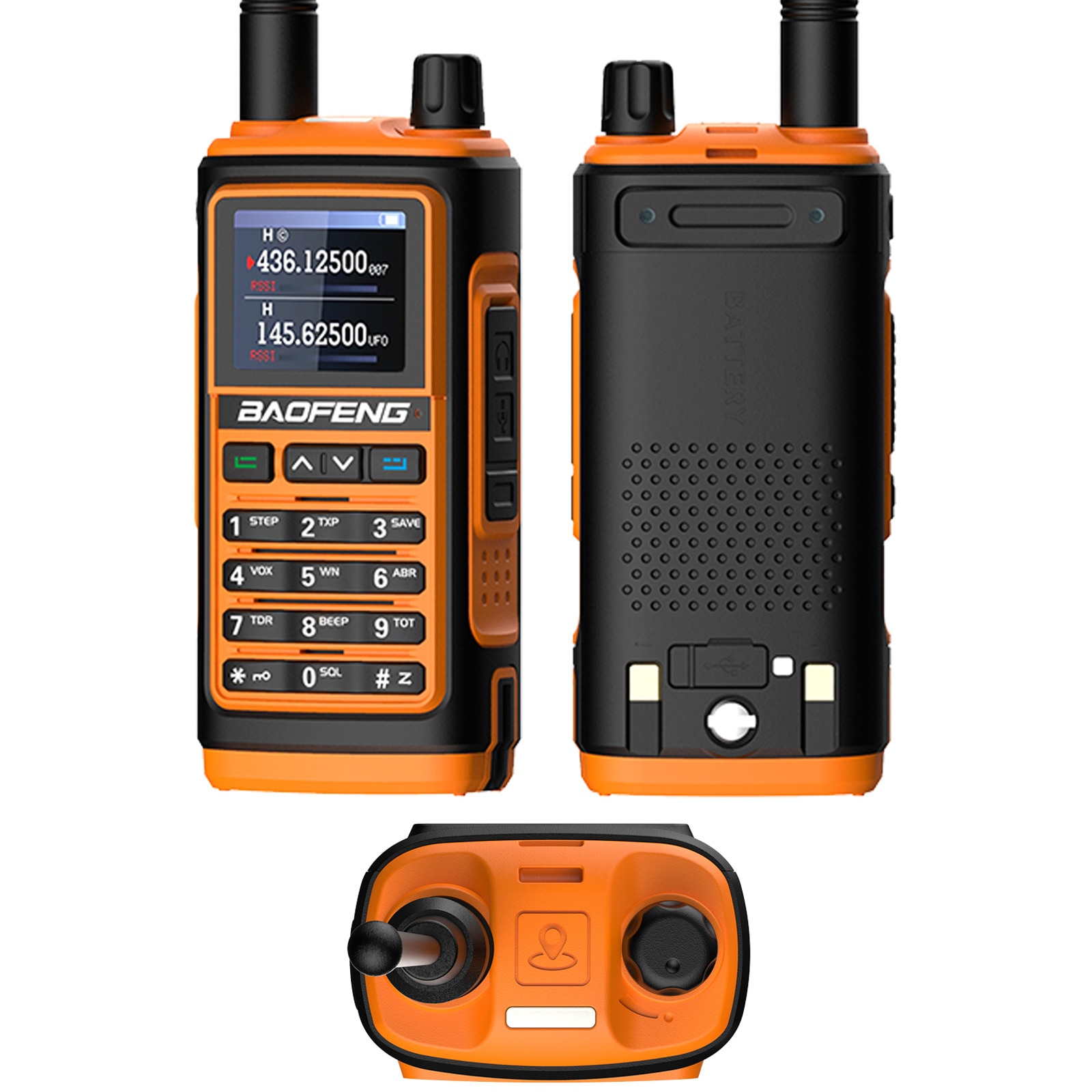 Радіостанція Baofeng UV-17E 5W - Orange