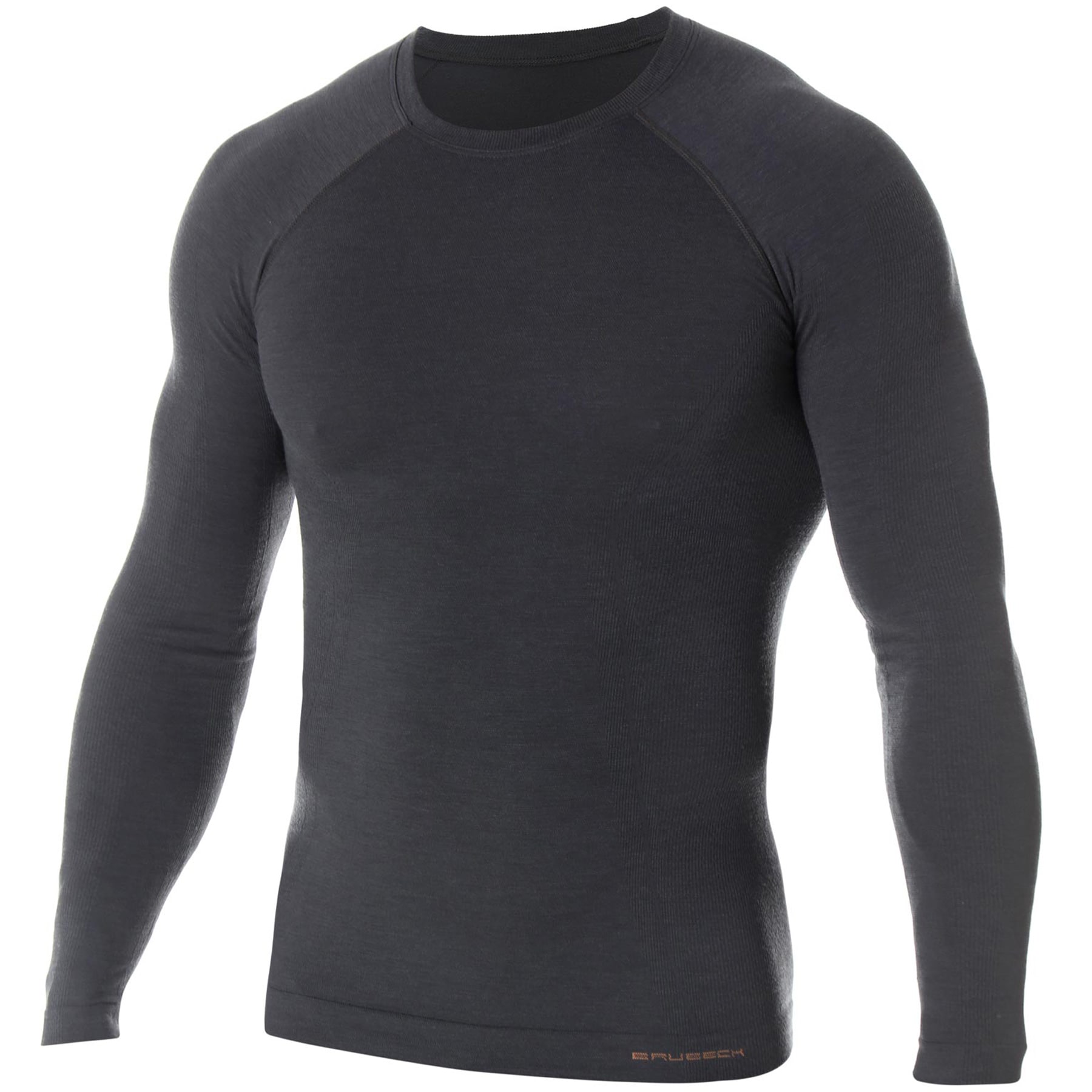 Термоактивна футболка Brubeck Active Wool - Графітова