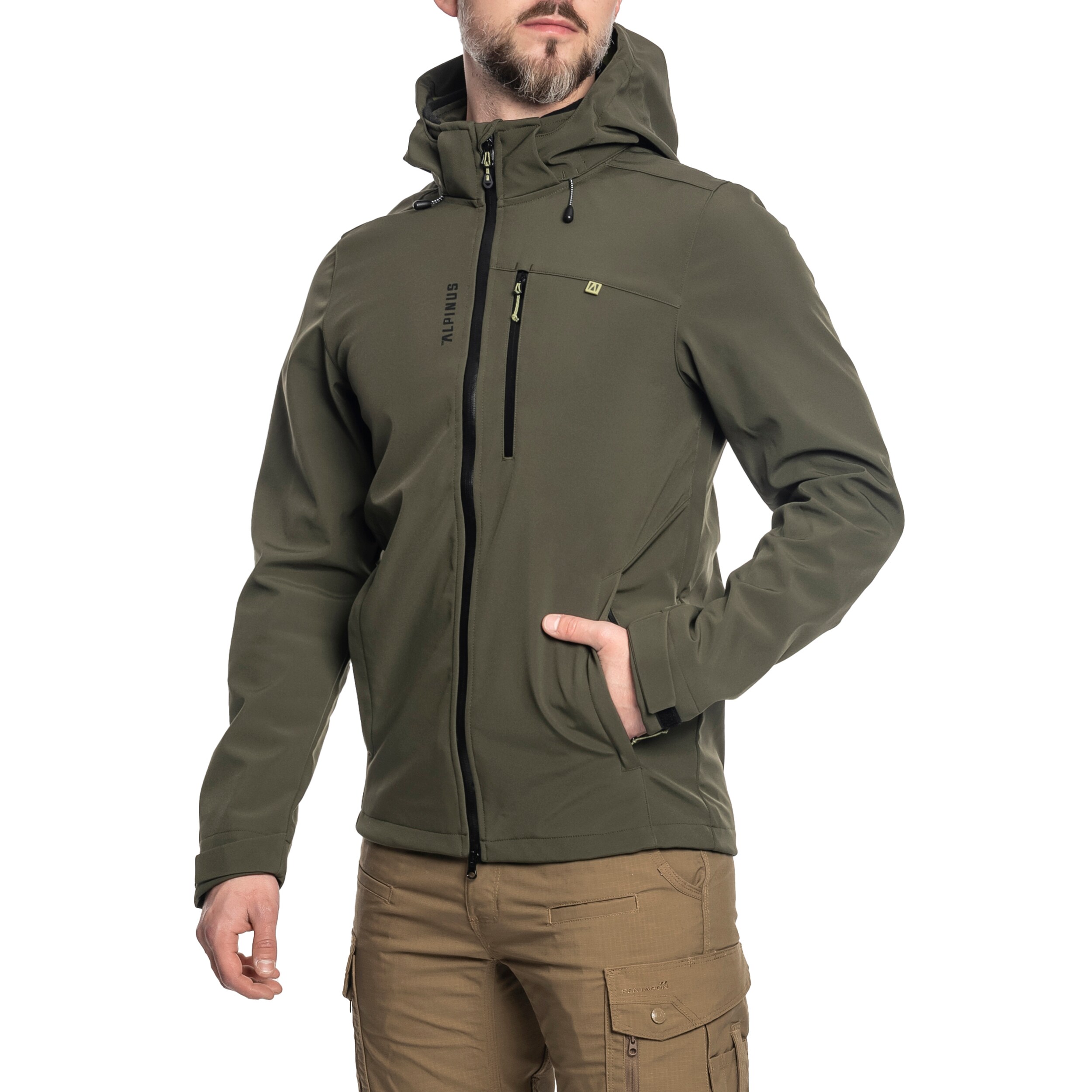 Куртка Alpinus Softshell Roignais - Оливкова