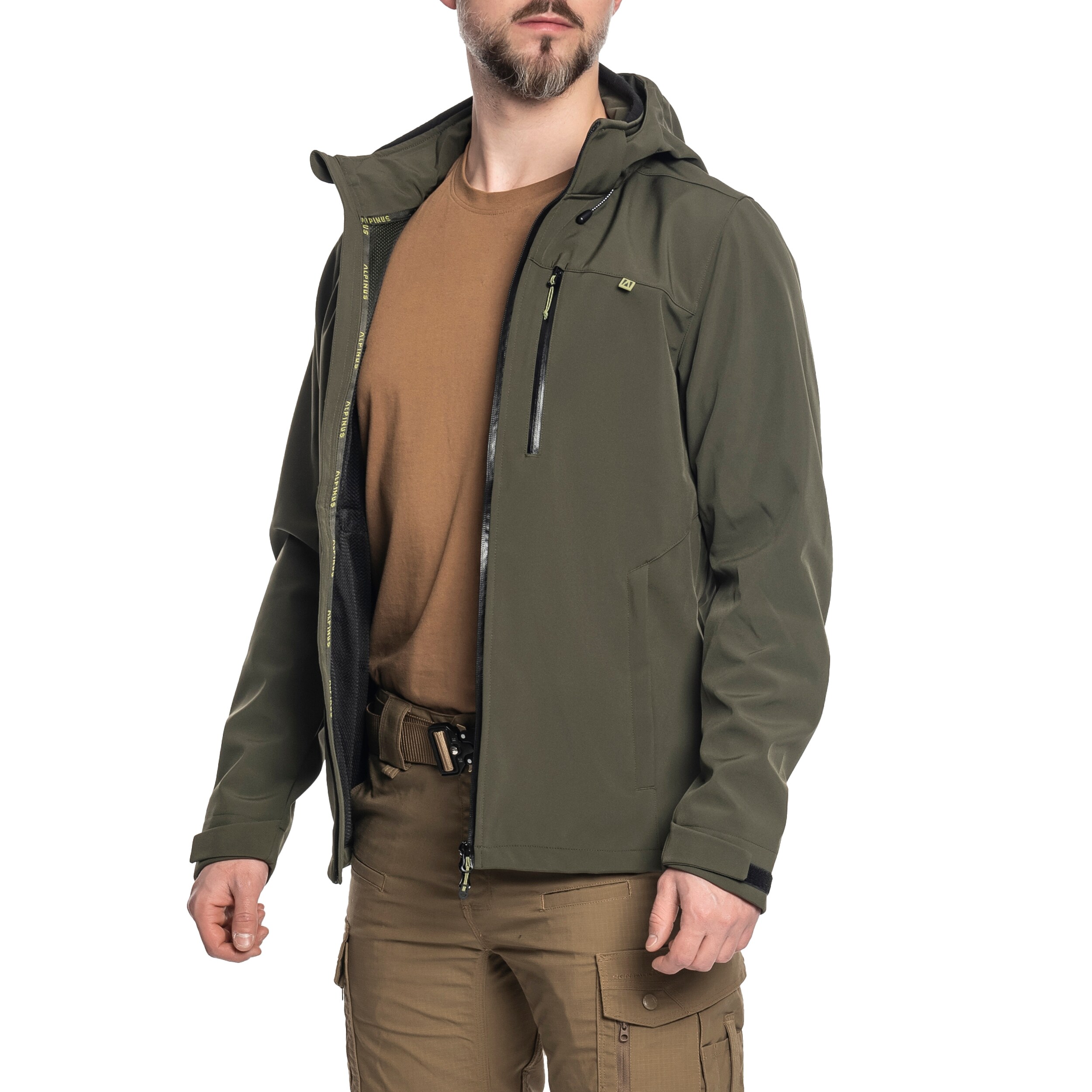Куртка Alpinus Softshell Roignais - Оливкова
