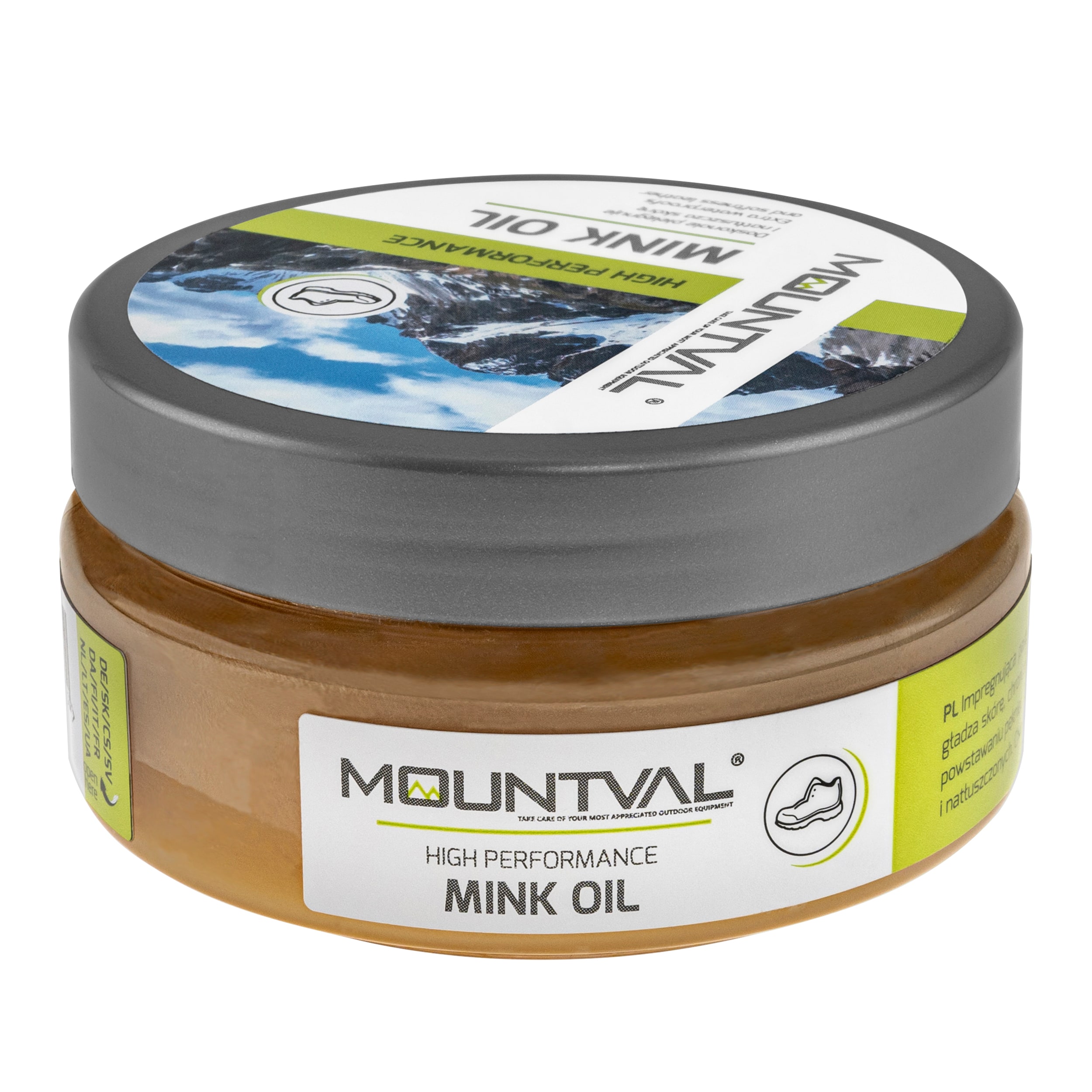 Паста для взуття Mountval Mink Oil 100 мл - Безбарвна