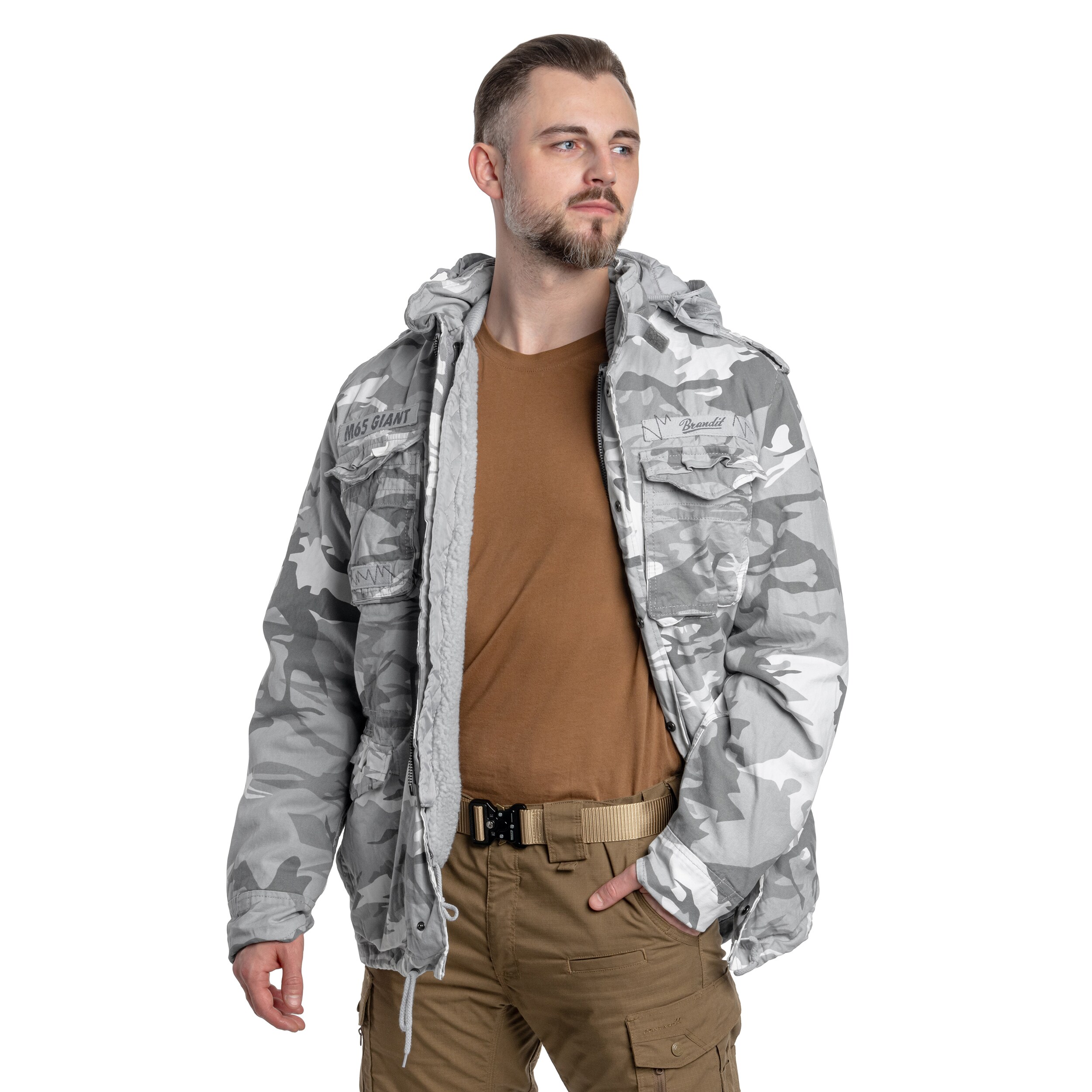 Куртка Brandit M65 Giant - Blizzard Camo