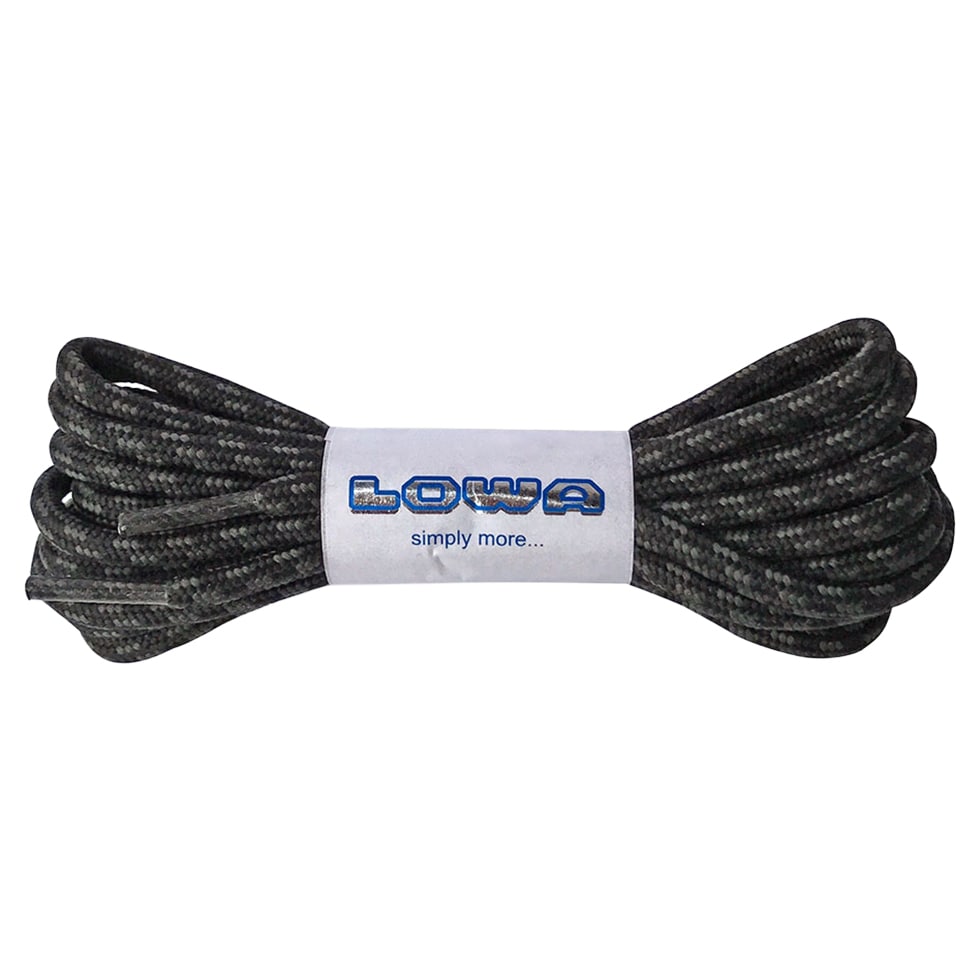 Шнурки Lowa 210 см - Black/Grey