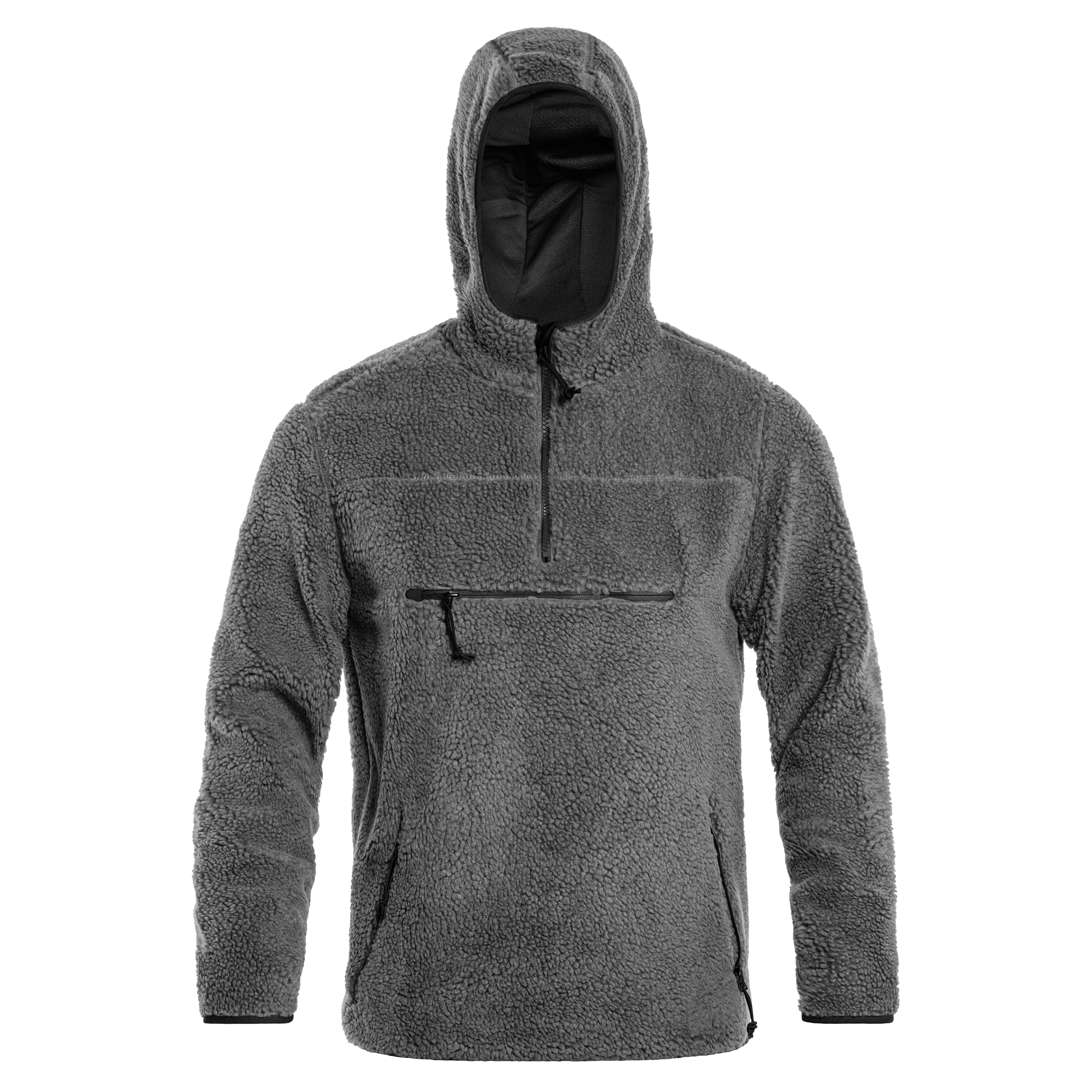 Флісова кофта Brandit Teddyfleece Worker Pullover - Anthracite