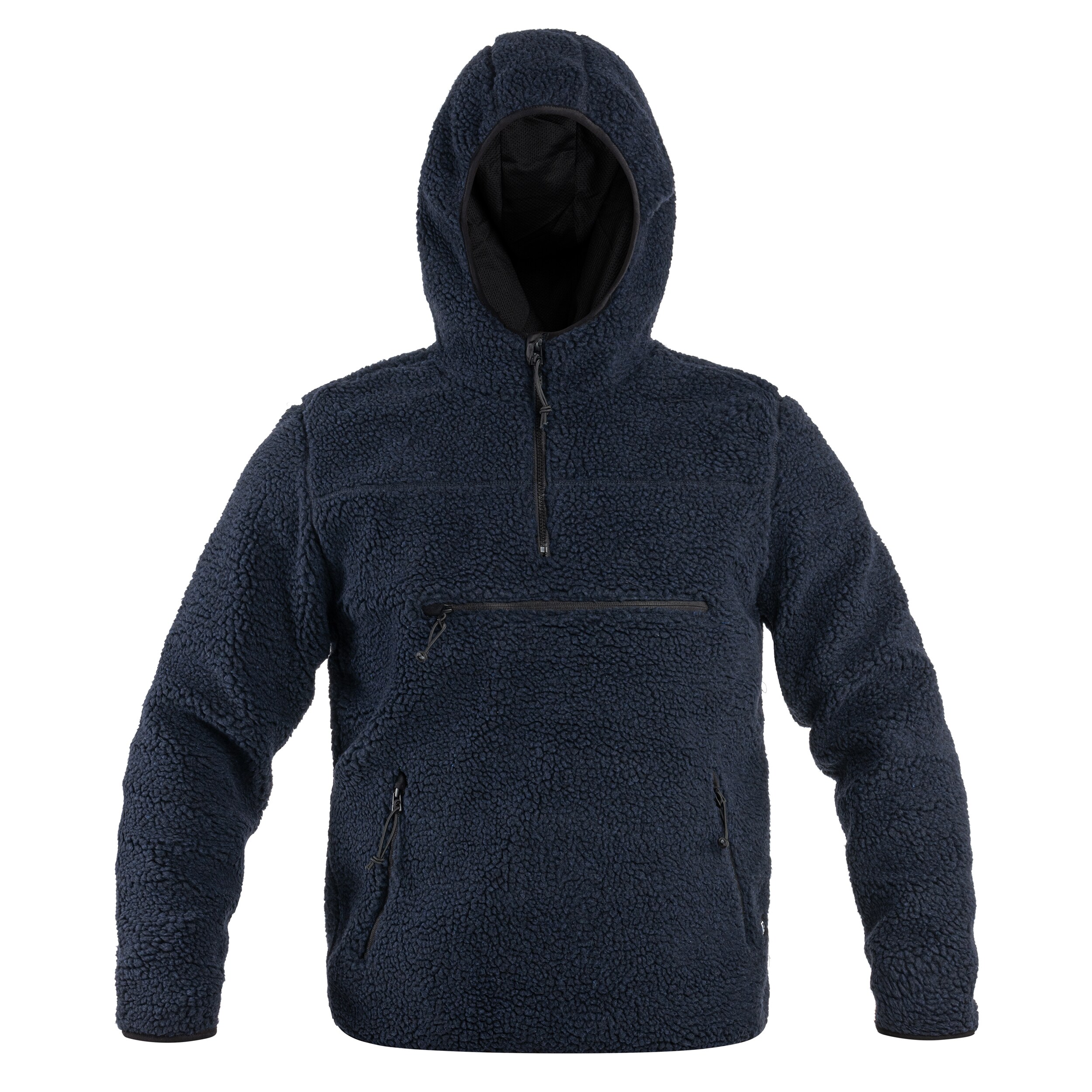 Флісова кофта Brandit Teddyfleece Worker Pullover - Navy