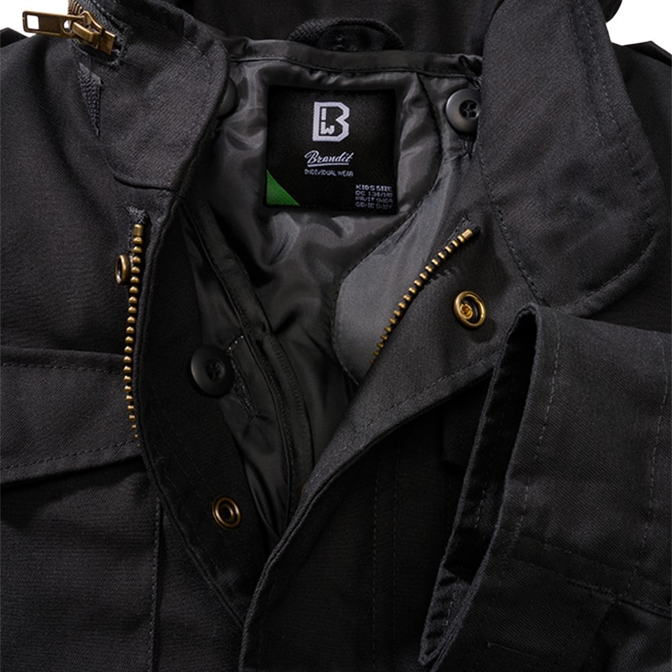 Дитяча куртка Brandit M65 Standard - Black