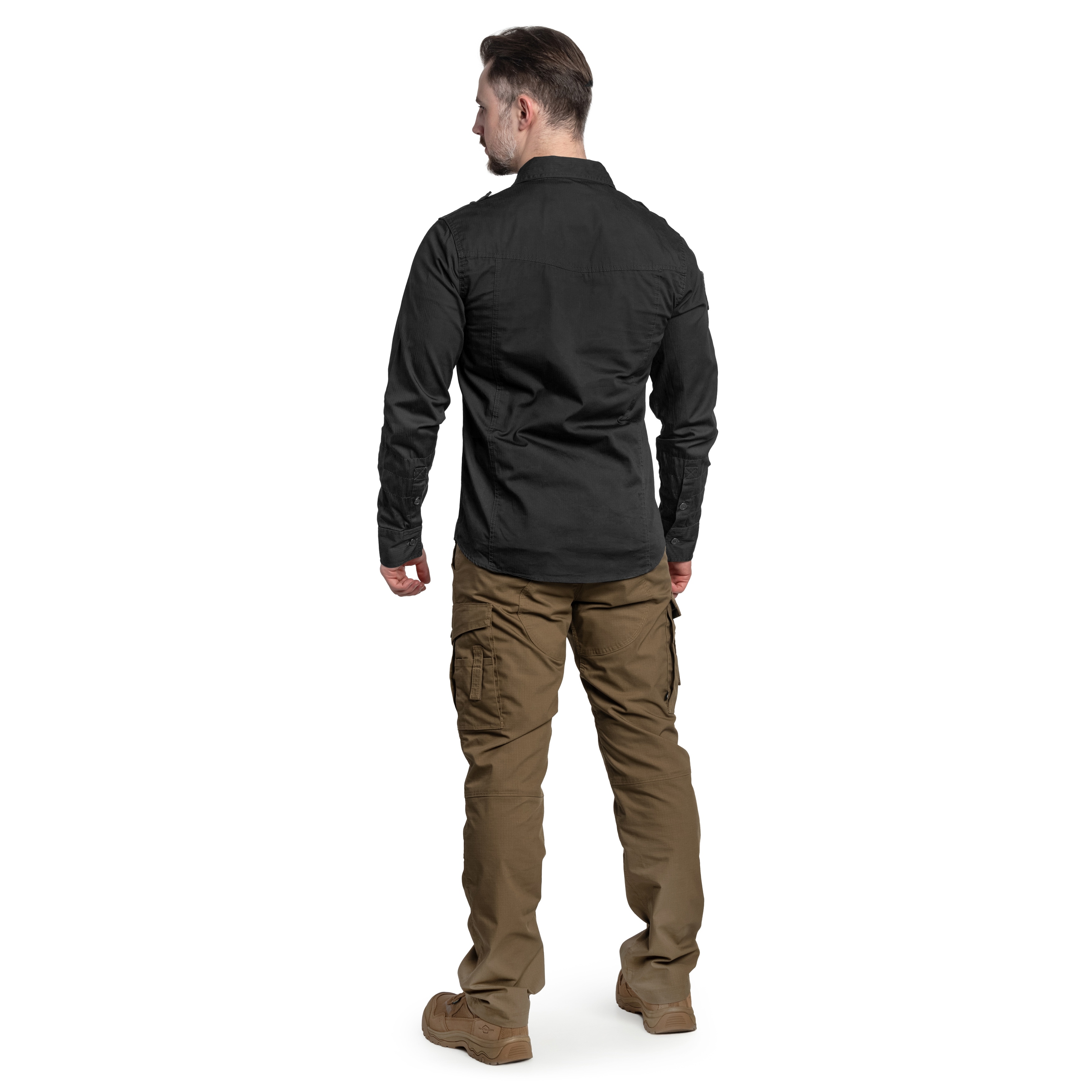 Сорочка Brandit Luis Vintage Shirt - Black
