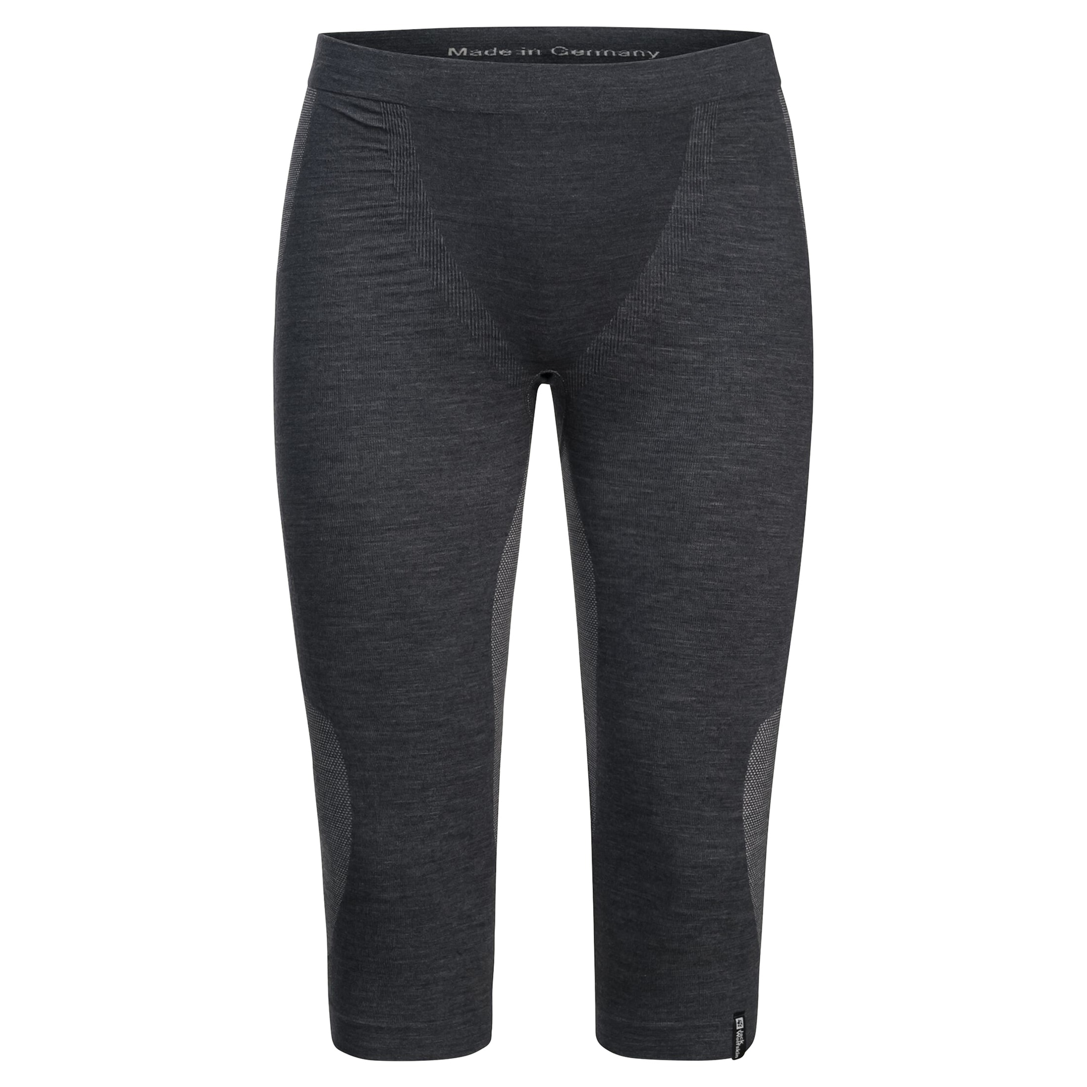 Чоловічі термолегінси Jack Wolfskin Seamless Wool Pants - Phantom