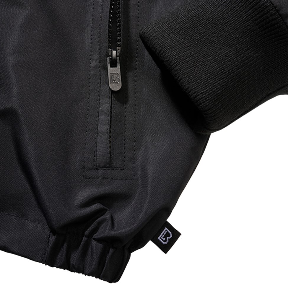 Дитяча куртка Brandit Windbreaker Frontzip - Black