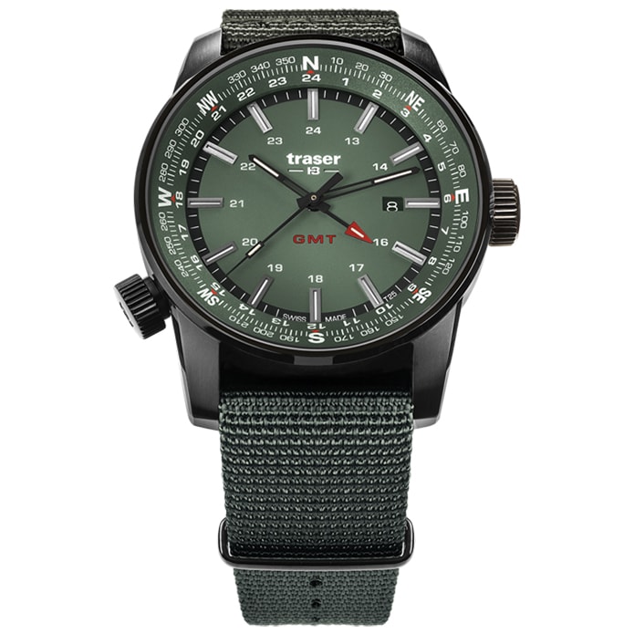 Годинник Traser P68 Pathfinder GMT TS - Green