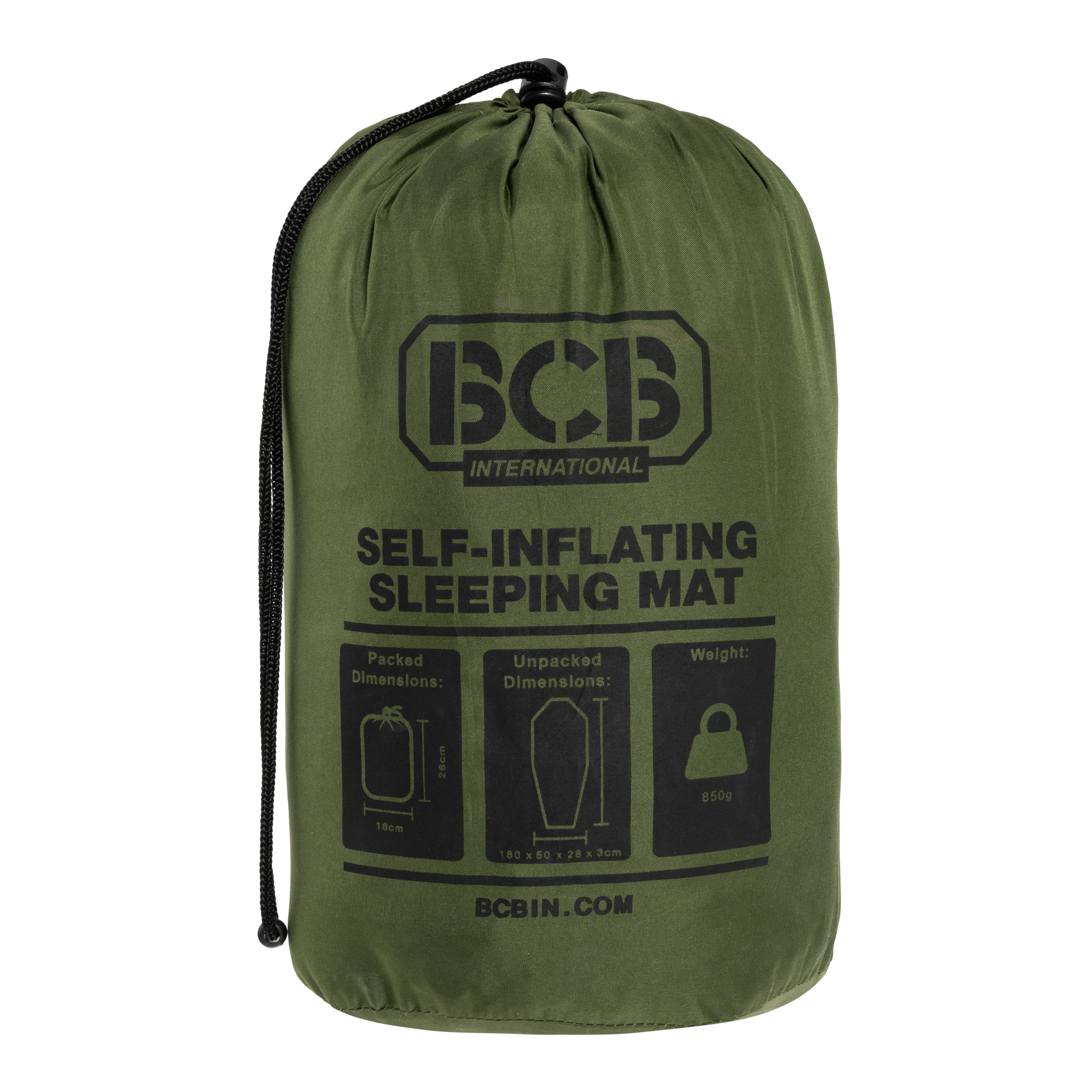 Самонадувний килимок BCB Self Inflating Sleeping Mattress - Olive