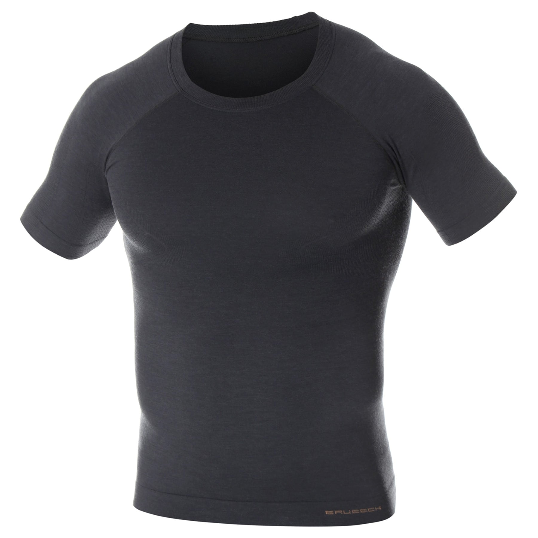 Термоактивна футболка Brubeck Merino Active Wool - Графітова