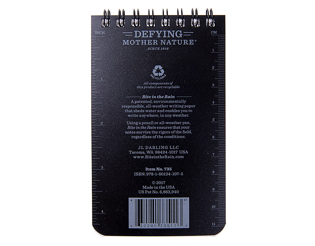 Водонепроникний блокнот Rite in the Rain 3x5