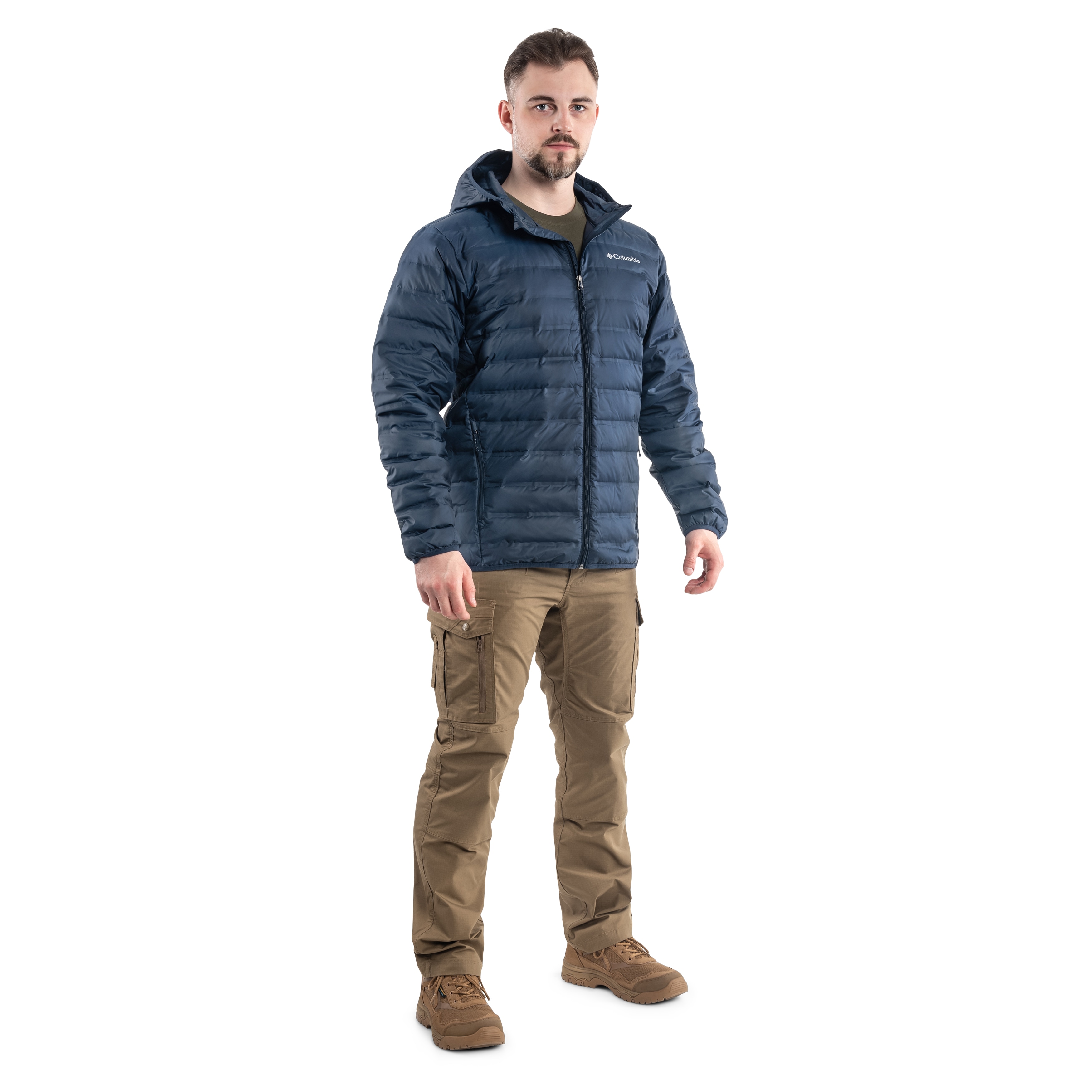 Куртка Columbia Lake 22 Down Hooded Jacket - Collegiate Navy