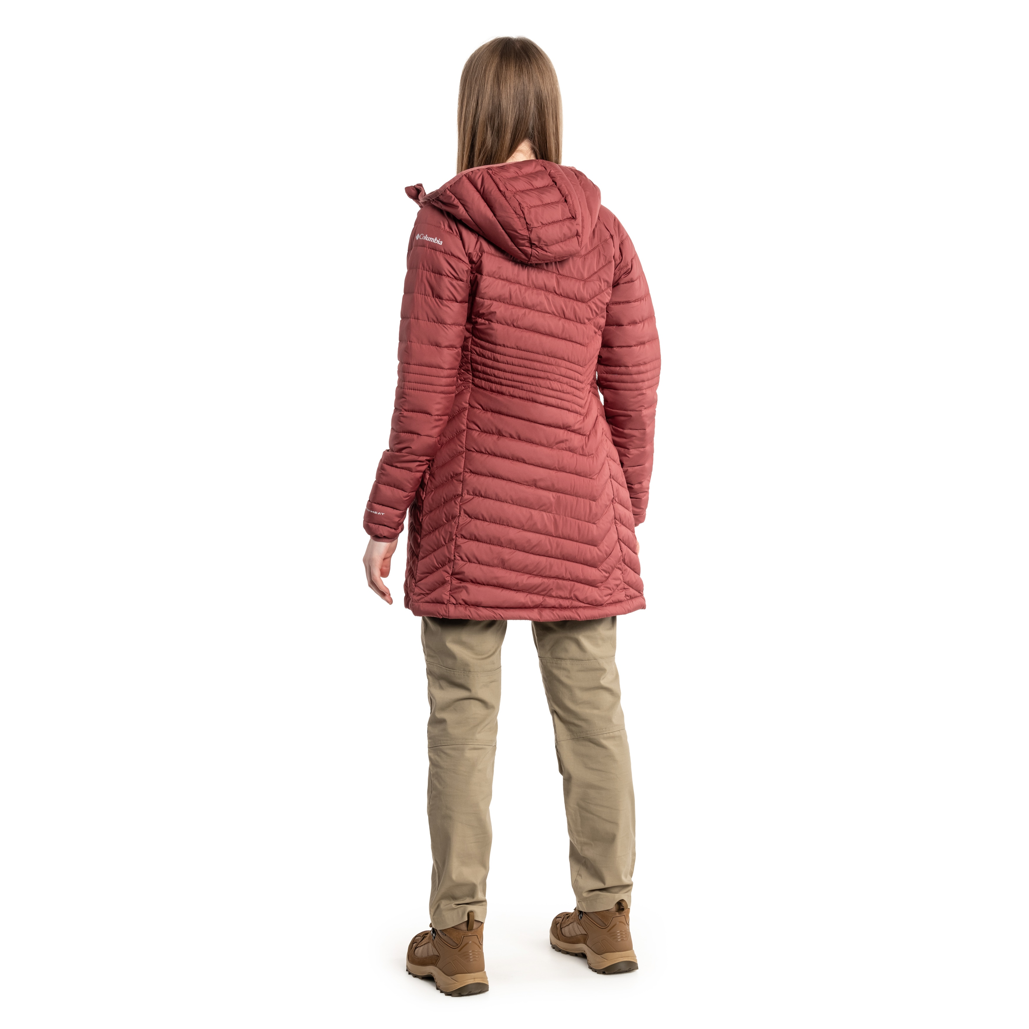 Жіноча куртка Columbia Powder Lite Mid Jacket - Beetroot