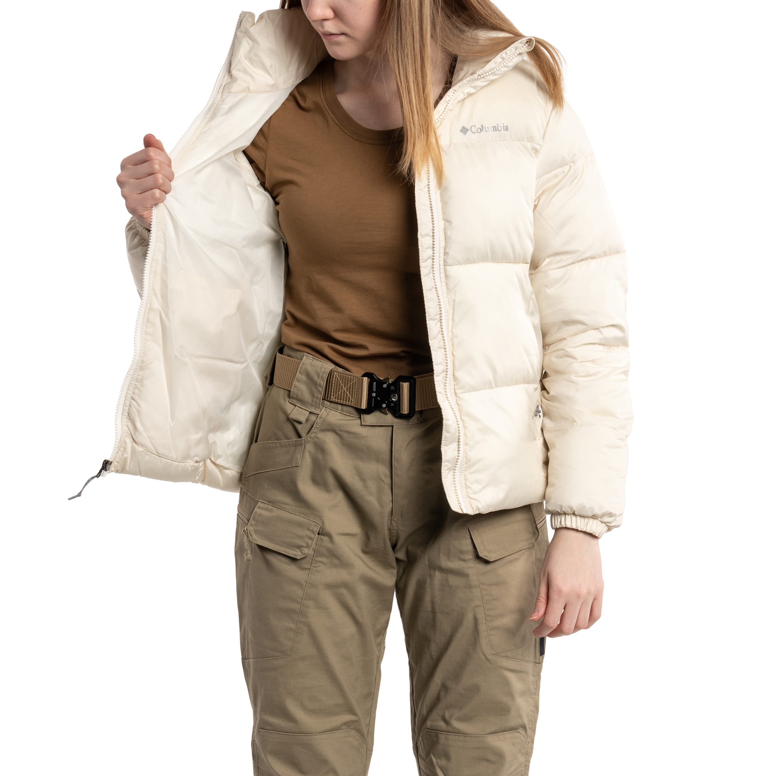 Жіноча куртка Columbia Puffect Jacket - Chalk