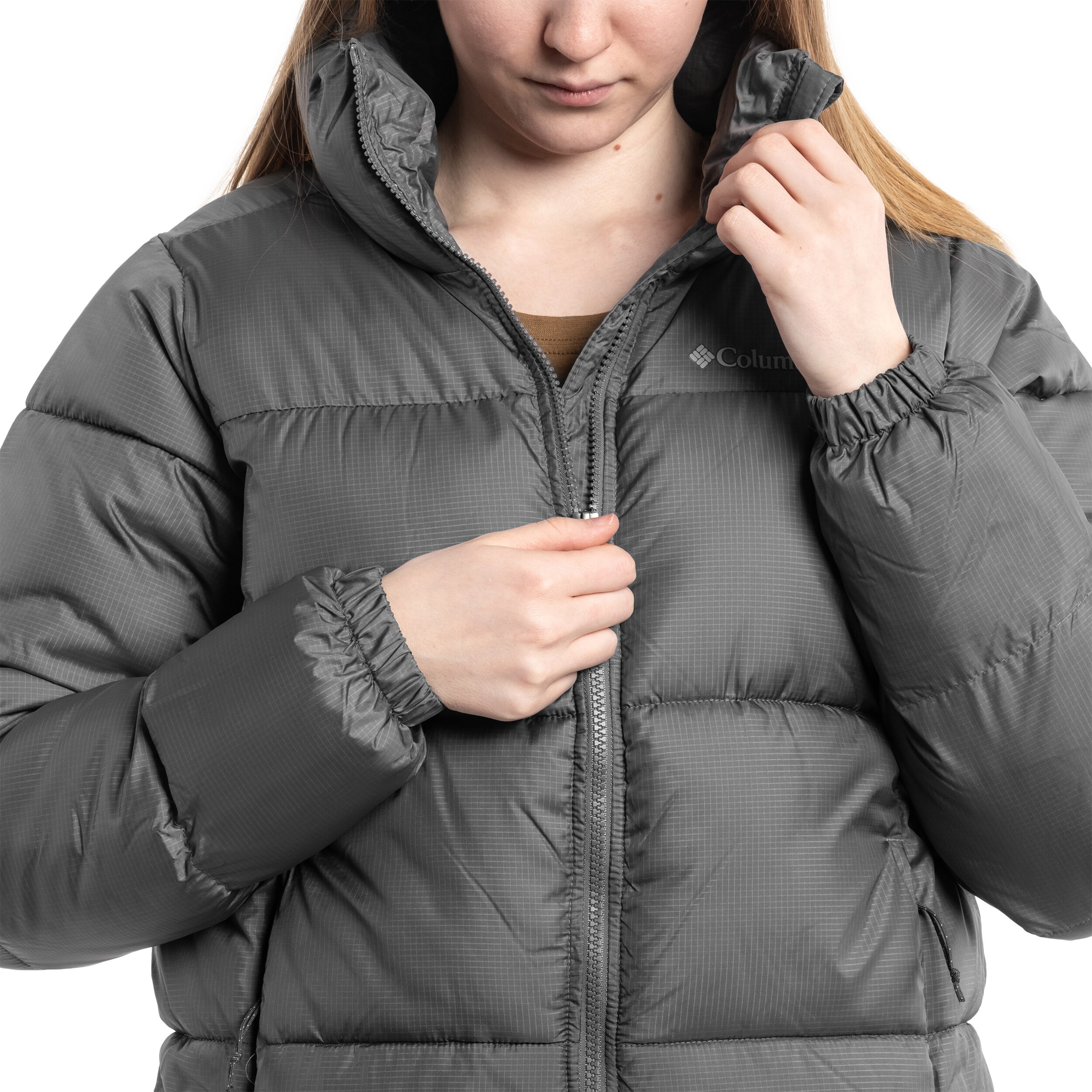 Жіноча куртка Columbia Puffect Jacket - City Grey