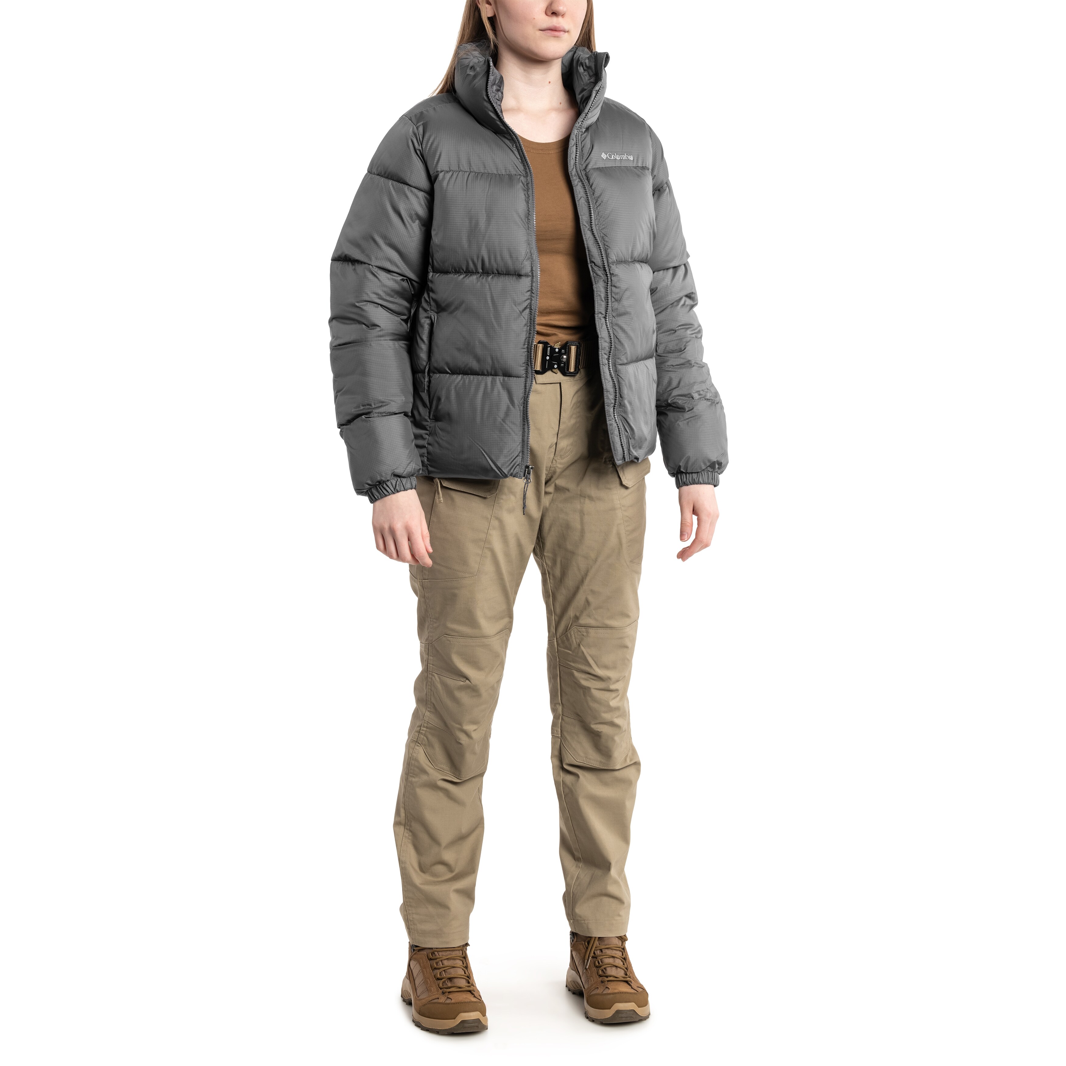 Жіноча куртка Columbia Puffect Jacket - City Grey