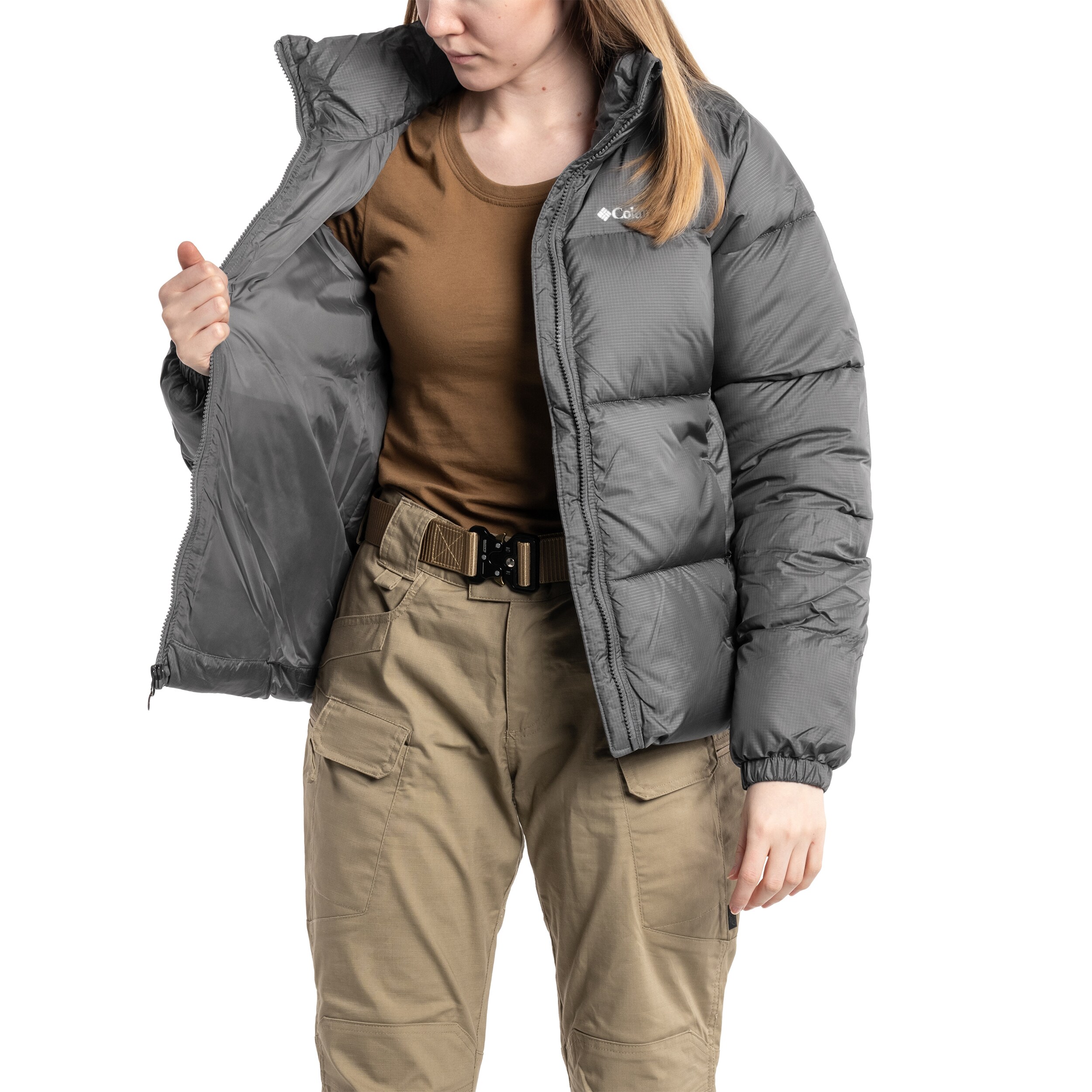 Жіноча куртка Columbia Puffect Jacket - City Grey