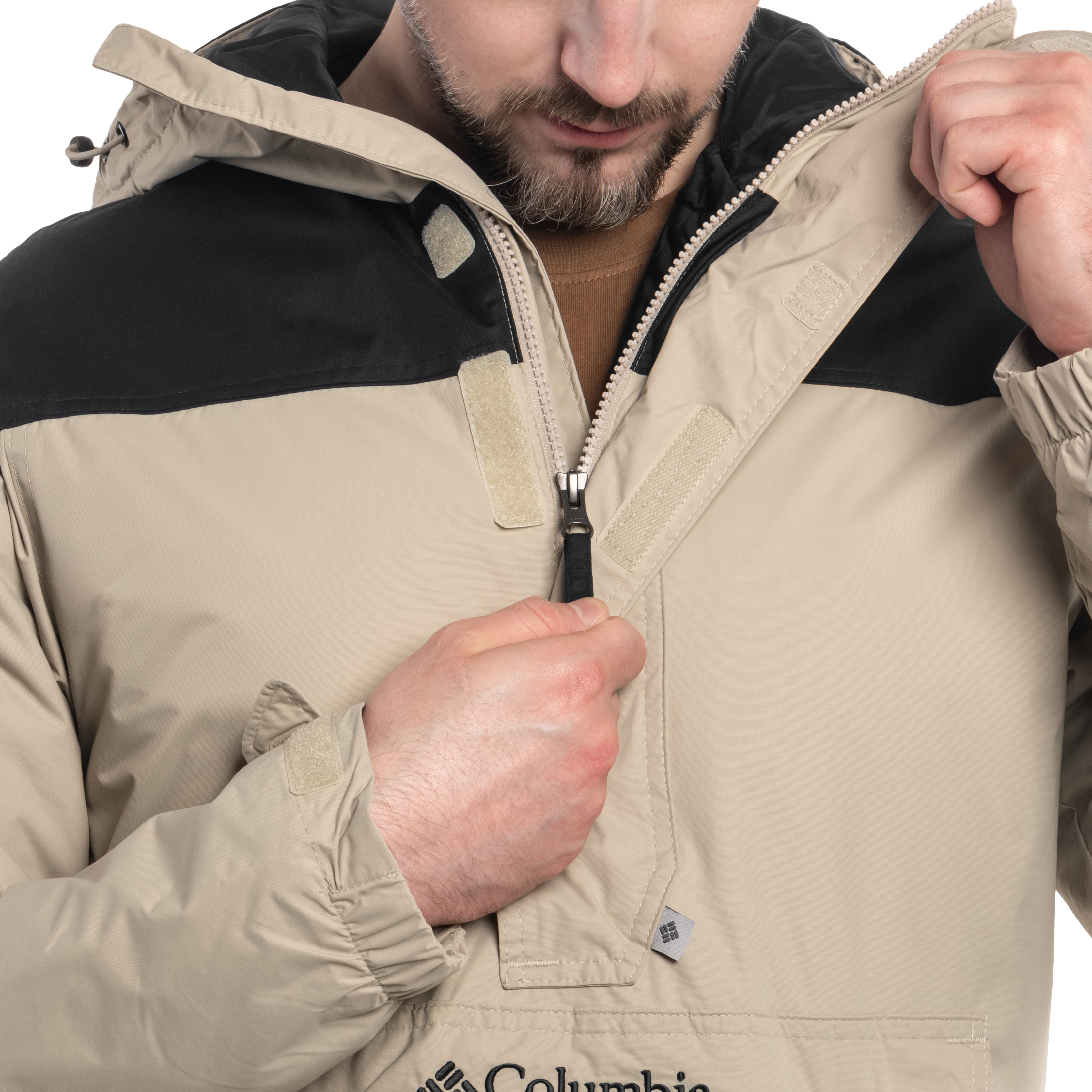 Куртка Columbia Challenger Pullover Anorak - Ancient Fossil/Black