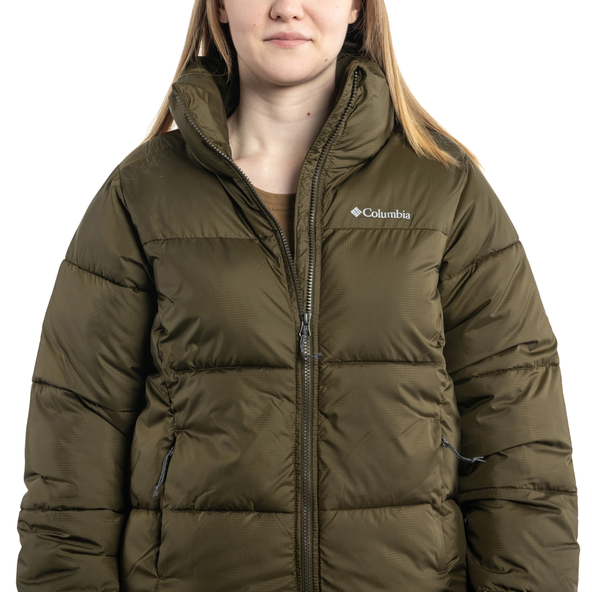 Жіноча куртка Columbia Puffect Jacket - Olive Green