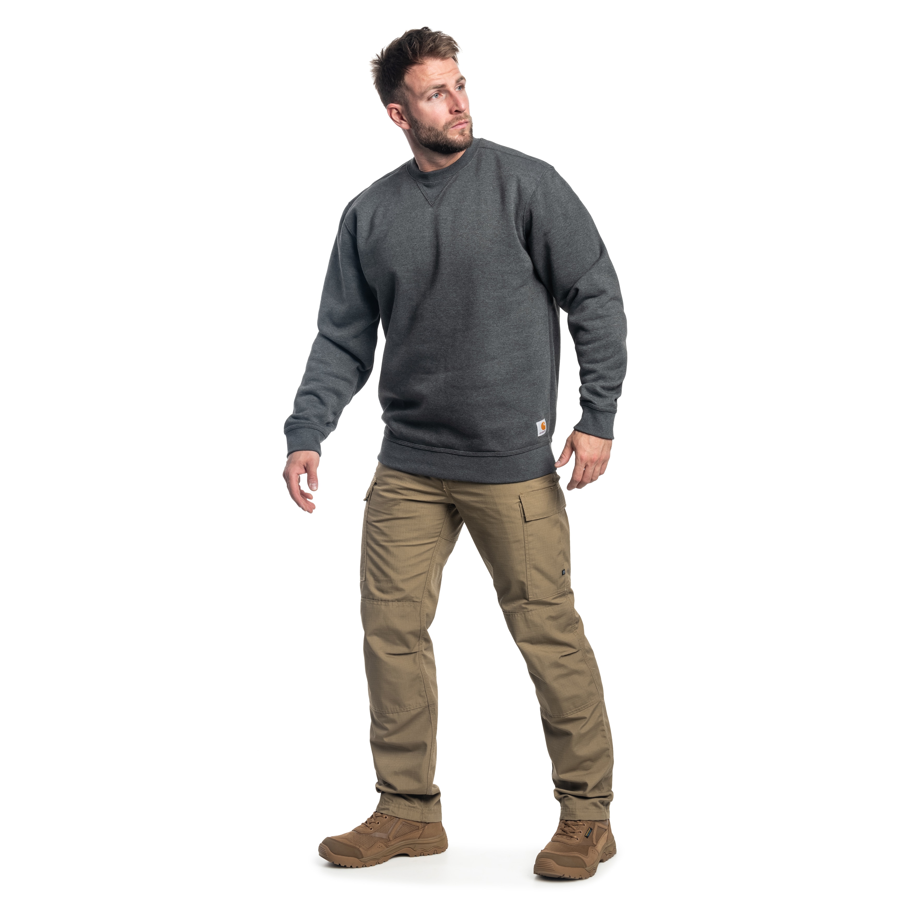 Кофта Carhartt Midweight Crewneck - Carbon