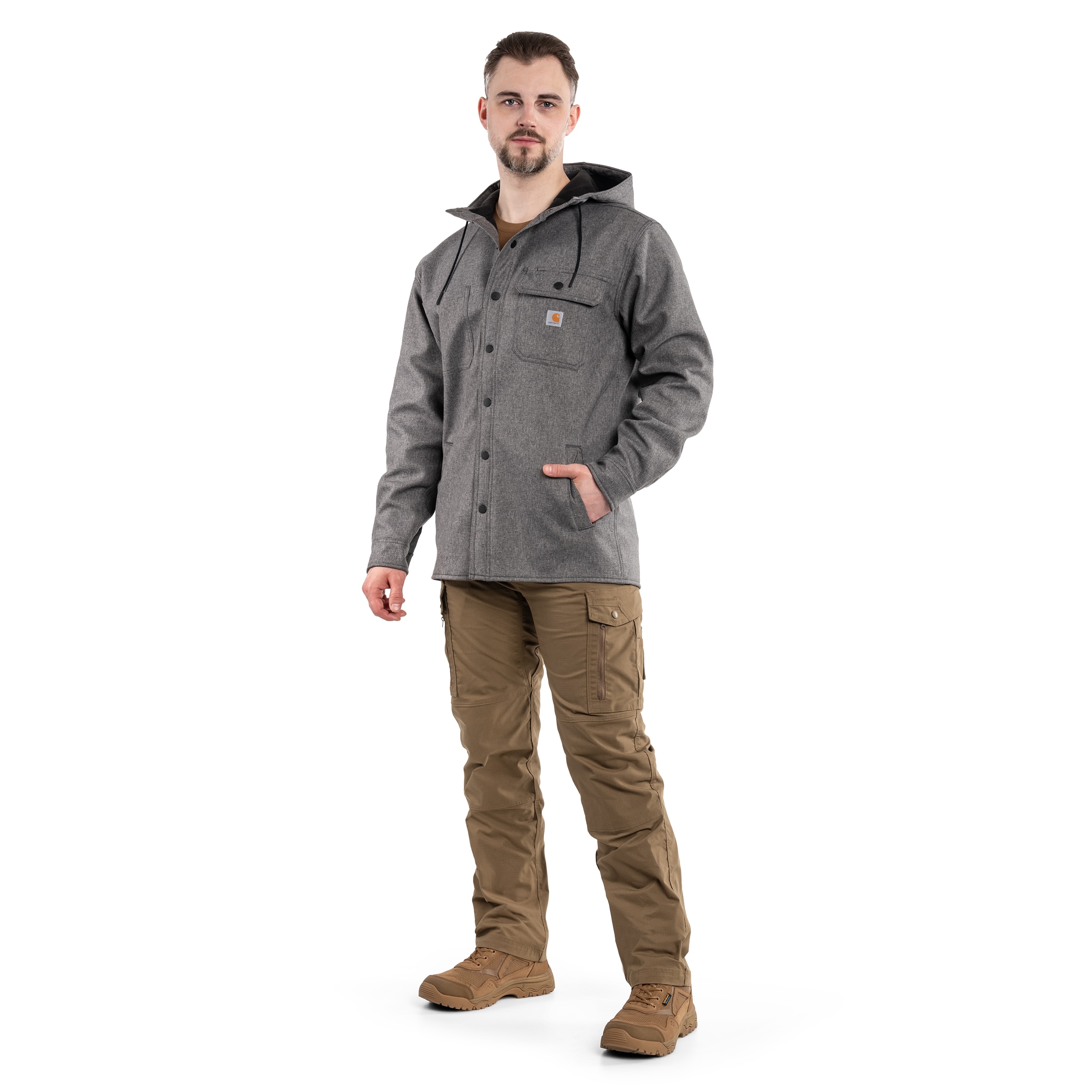 Куртка Carhartt Rain Defender Heavyweight - Black Heather