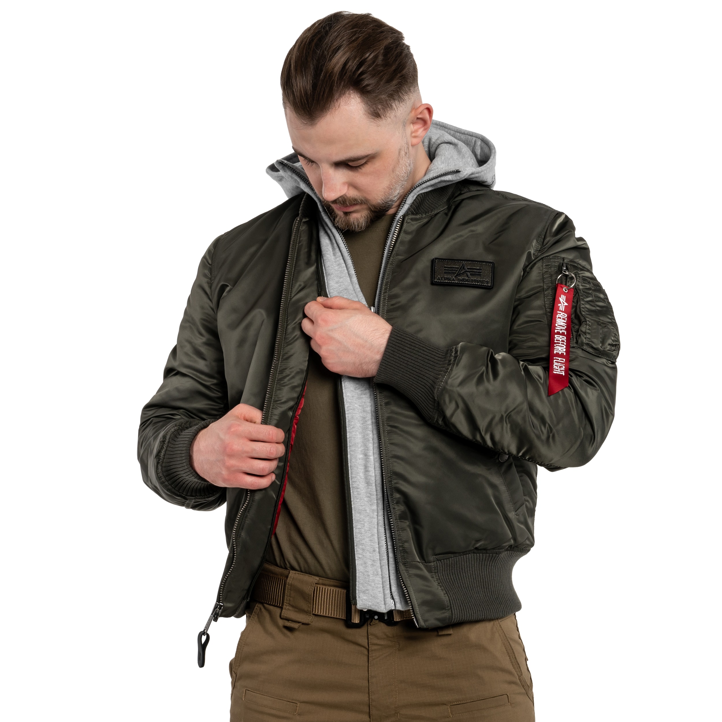 Куртка Alpha Industries MA-1 D-Tec - Rep. Grey