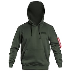 Кофта Alpha Industries Back Print Hoody - Dark Olive