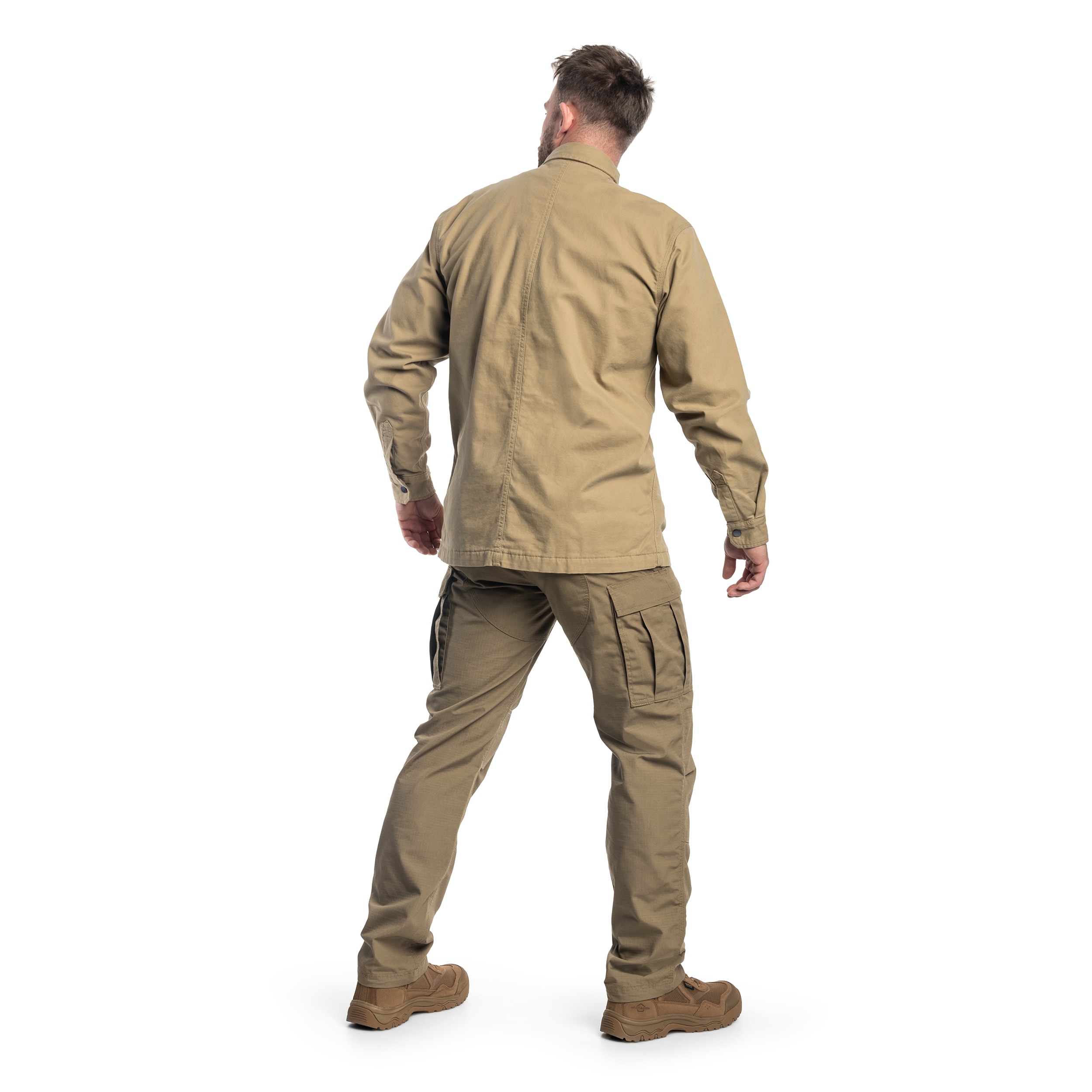 Сорочка Carhartt Fleece Lined Snap Front Shirt - Dark Khaki