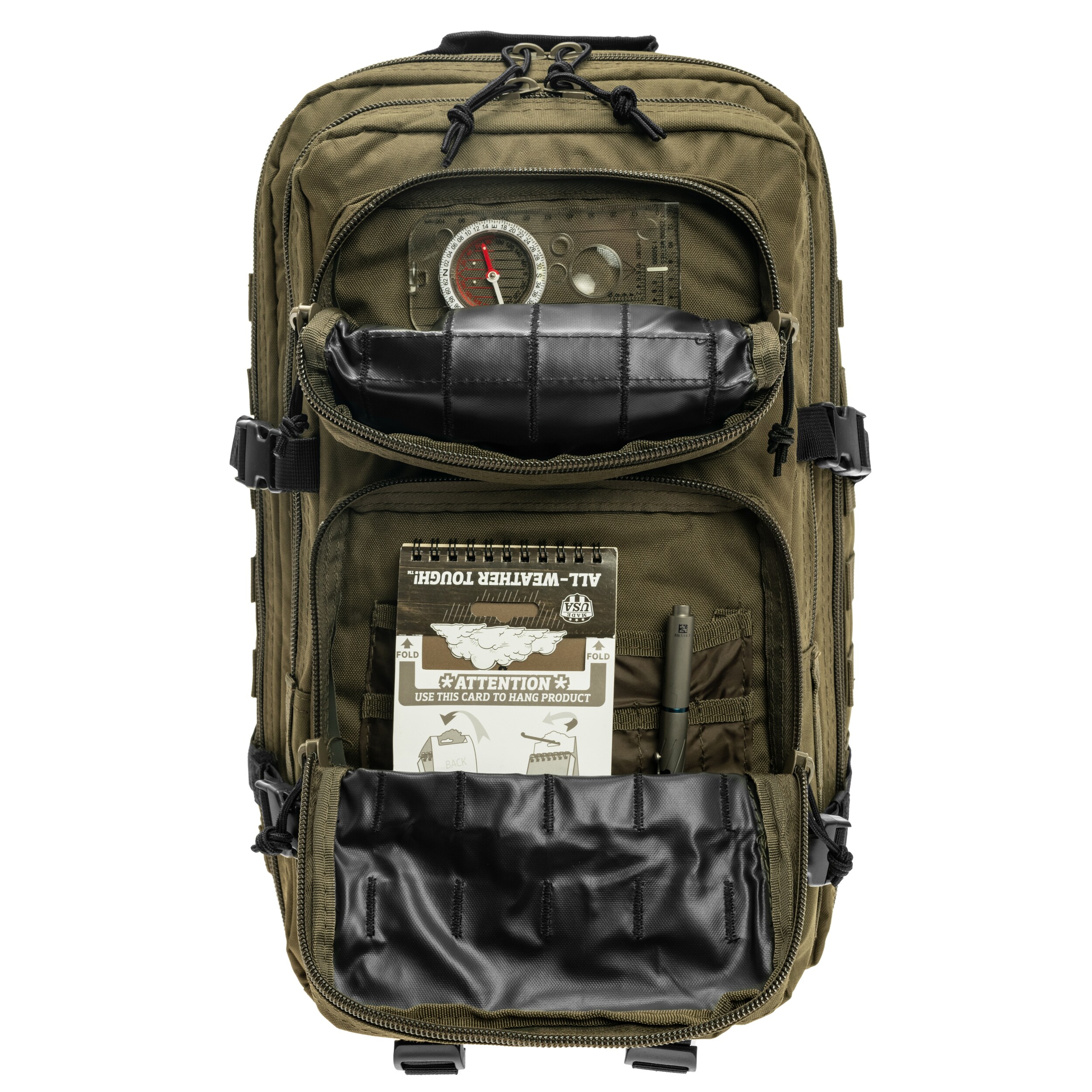 Рюкзак Mil-Tec Assault Pack Large 36 л - Ranger Green/Black