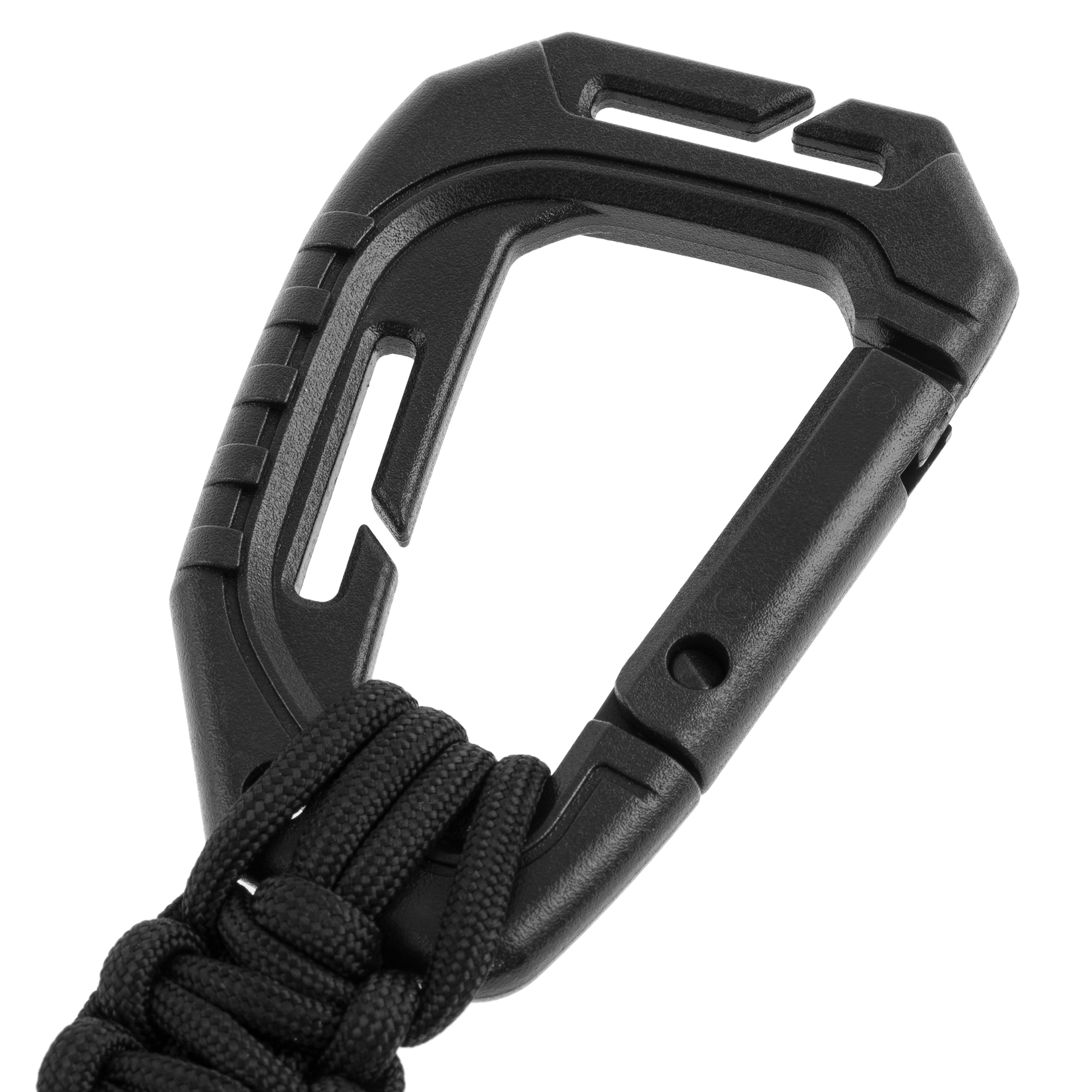 Брелок Mil-Tec Paracord з карабіном MOLLE - Black