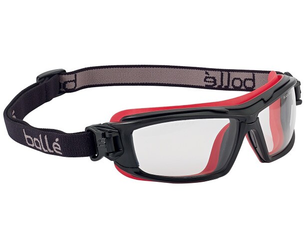 Захисні окуляри-маска Bolle ULTIM8 BSSI - Clear/Red/Black