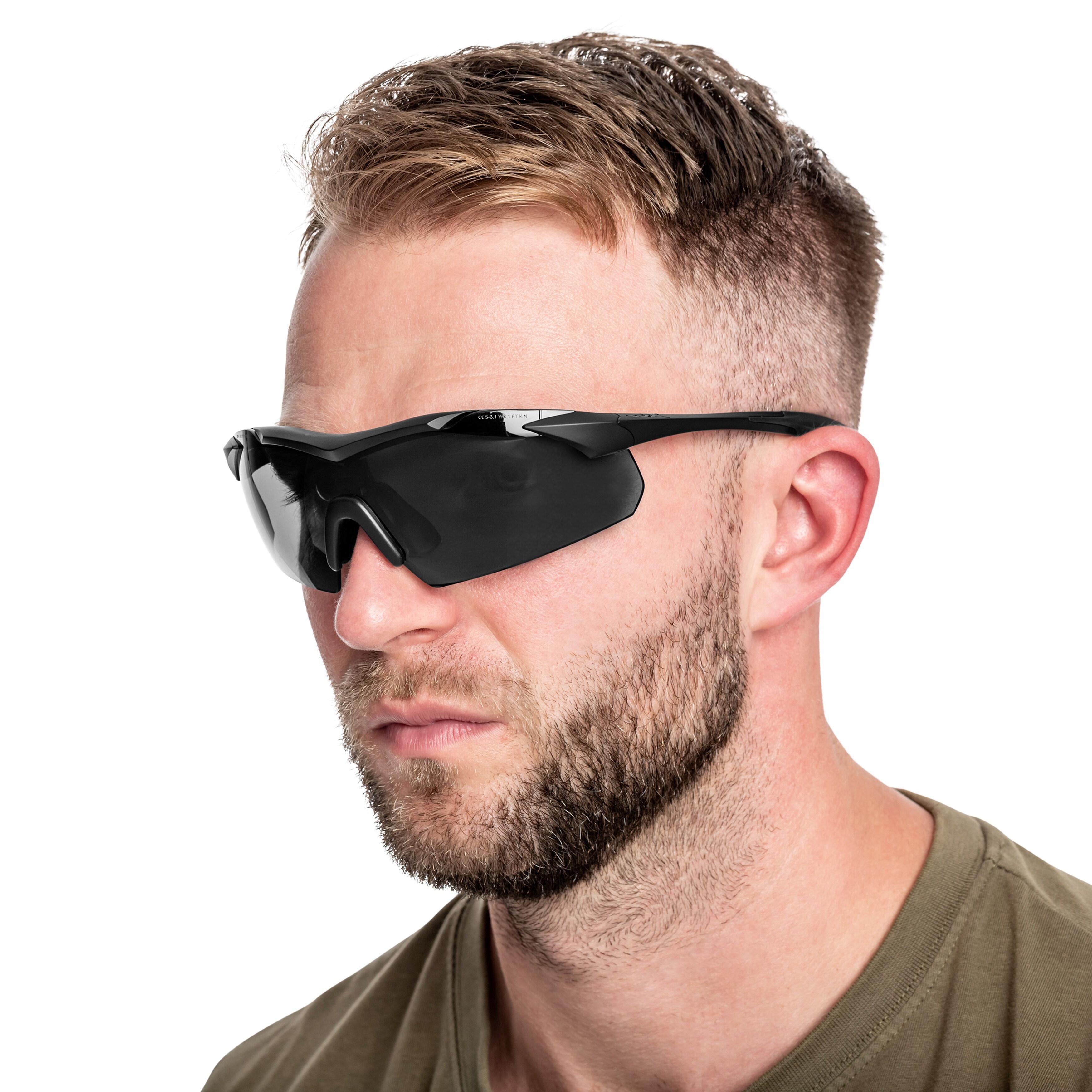 Тактичні окуляри Wiley X Vapor 2.5 Set 3in1 - Matte Black
