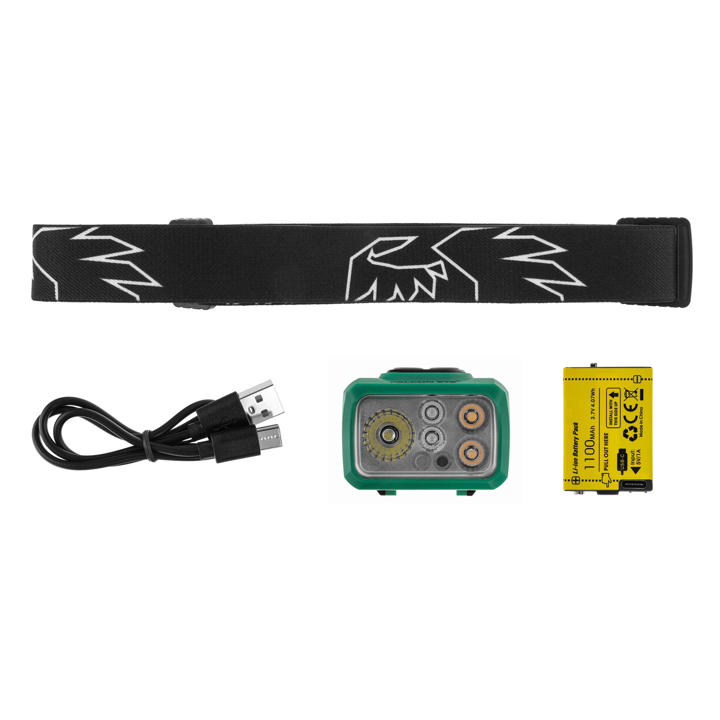 Налобний ліхтарик Mactronic Falcon Eye Trek - 330 люменів