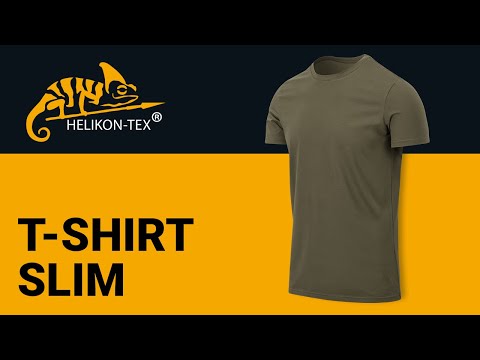 Футболка T-Shirt Helikon з органічної бавовни Slim - Olive Green