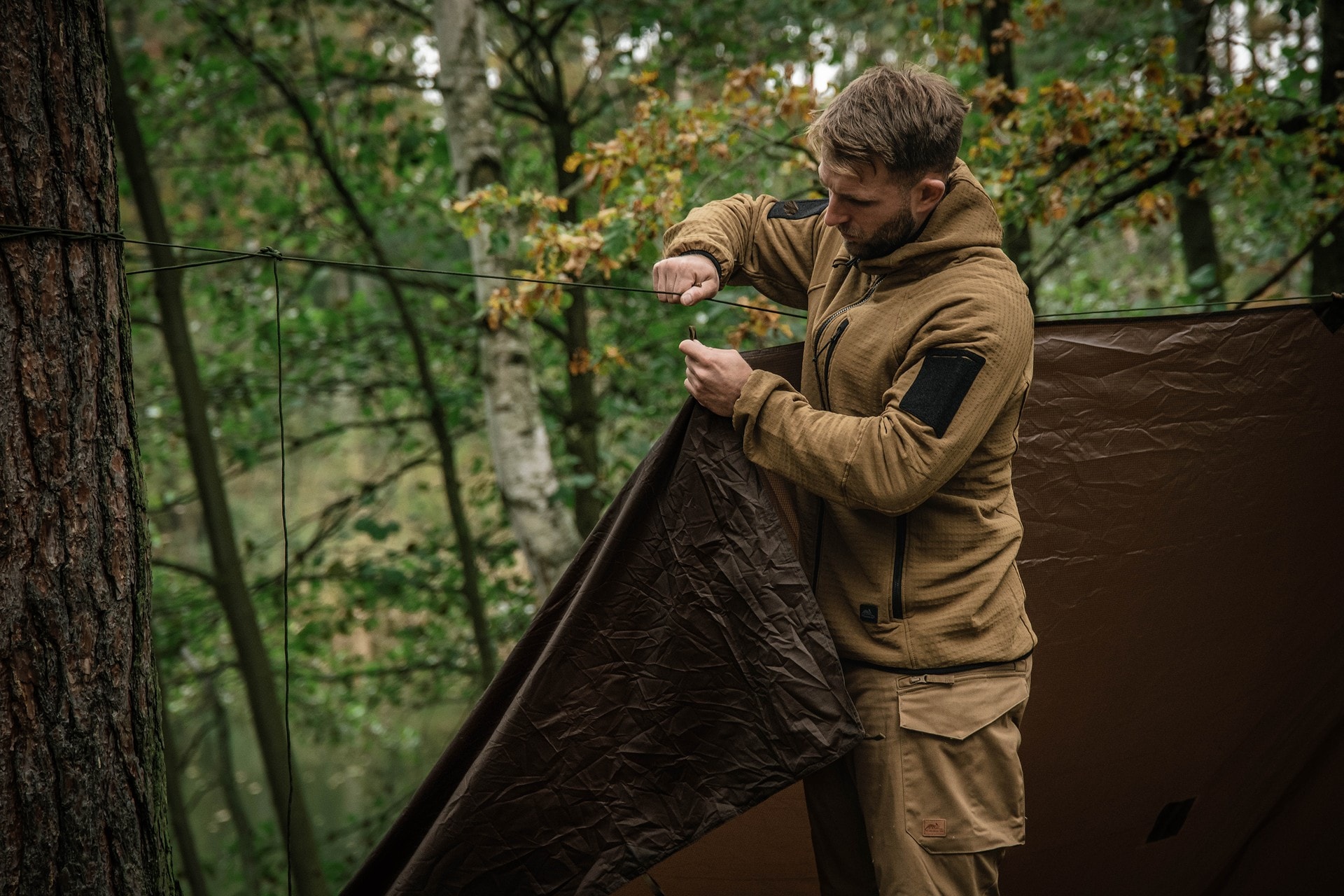 Тент Helikon Supertarp Small - Earth Brown