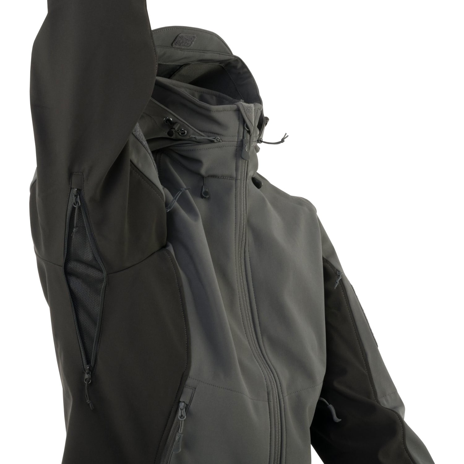 Жіноча куртка Helikon Gunfighter Softshell - Shadow Grey/Black