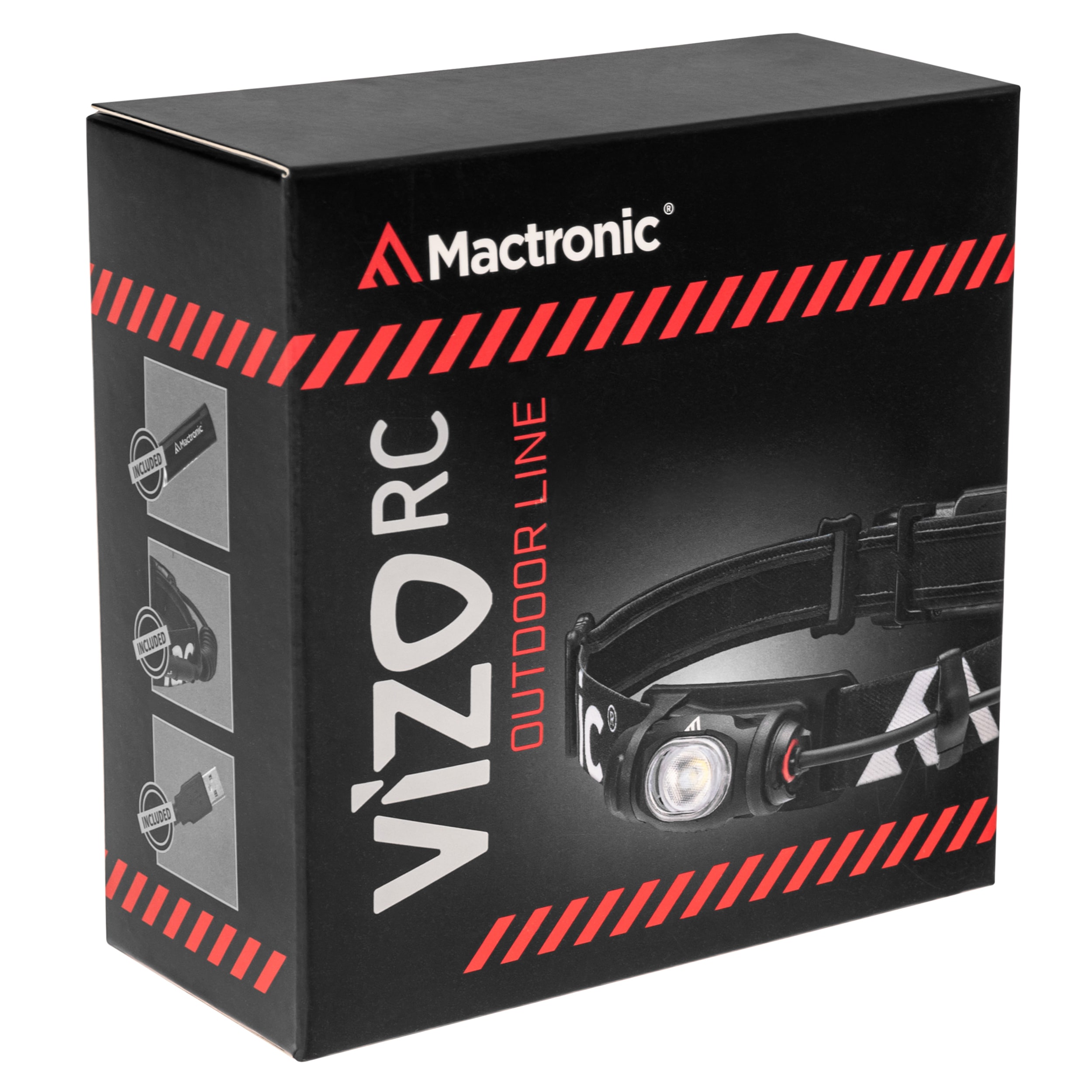 Налобний ліхтарик Mactronic Vizo RC - 753 люмени