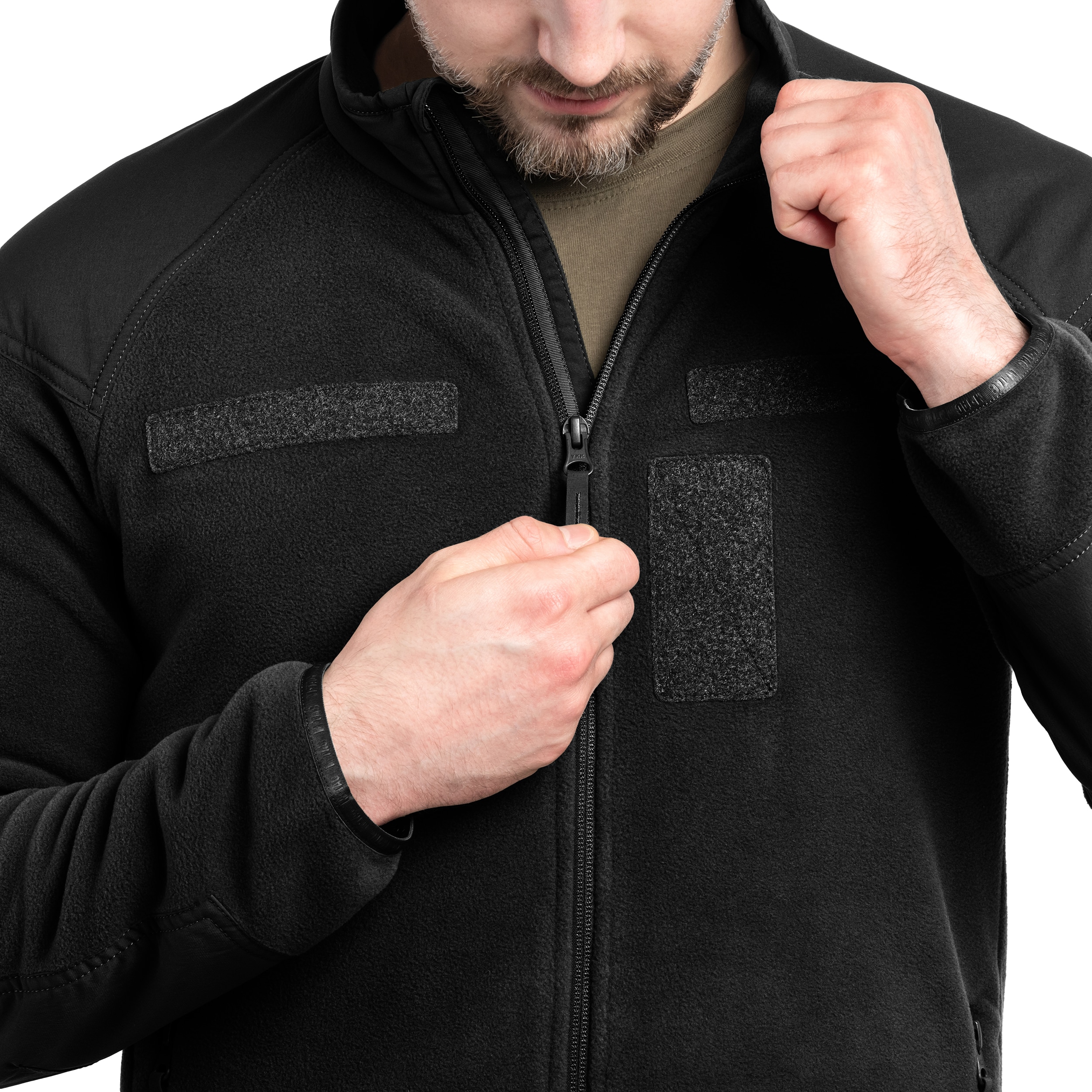 Флісова кофта M-Tac Combat Fleece Polartec Jacket - Black