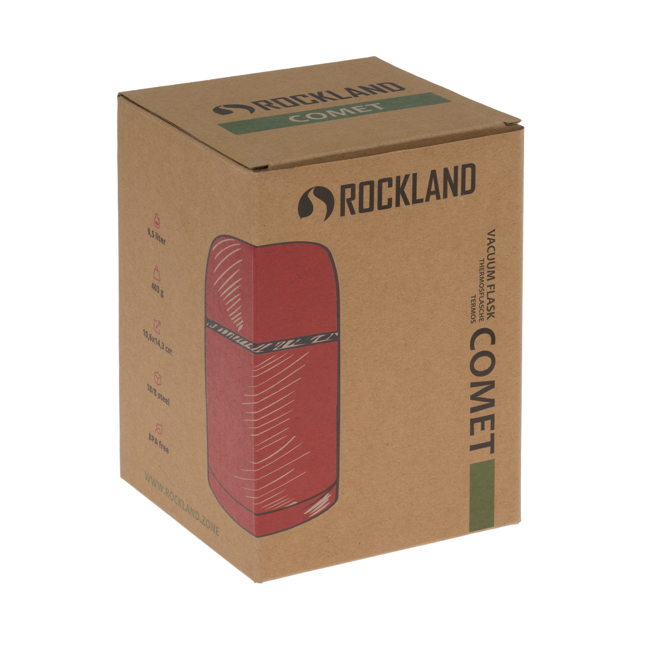 Термос для їжі Rockland Comet 500 ml - Червоний