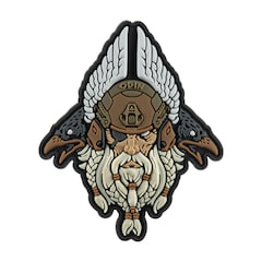 Нашивка M-Tac Odin Tactical 3D PVC - White/Coyote