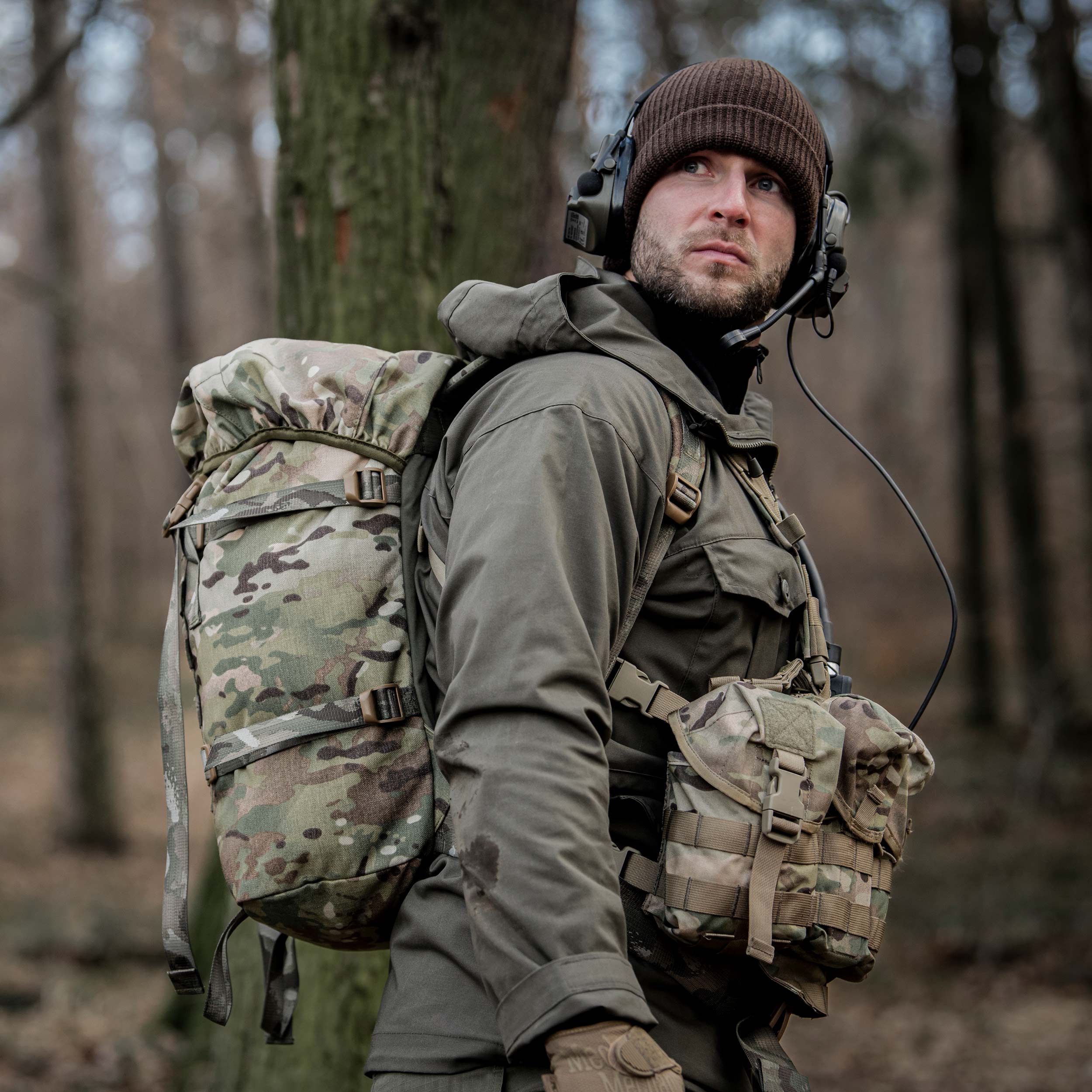 Вовняна шапка Mil-Tec - Olive