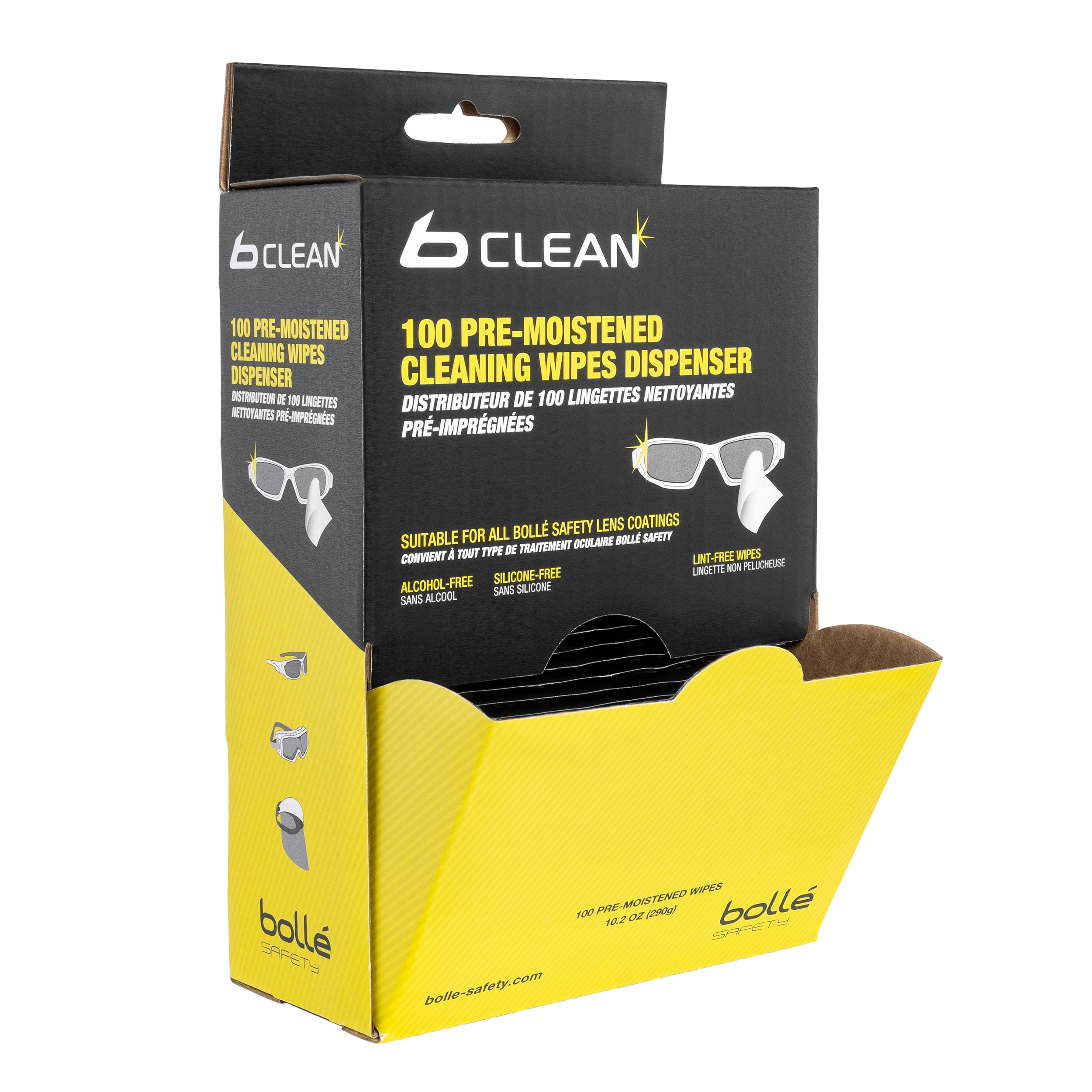 Серветки Bolle для чищення оптики B-Clean - 100 шт.