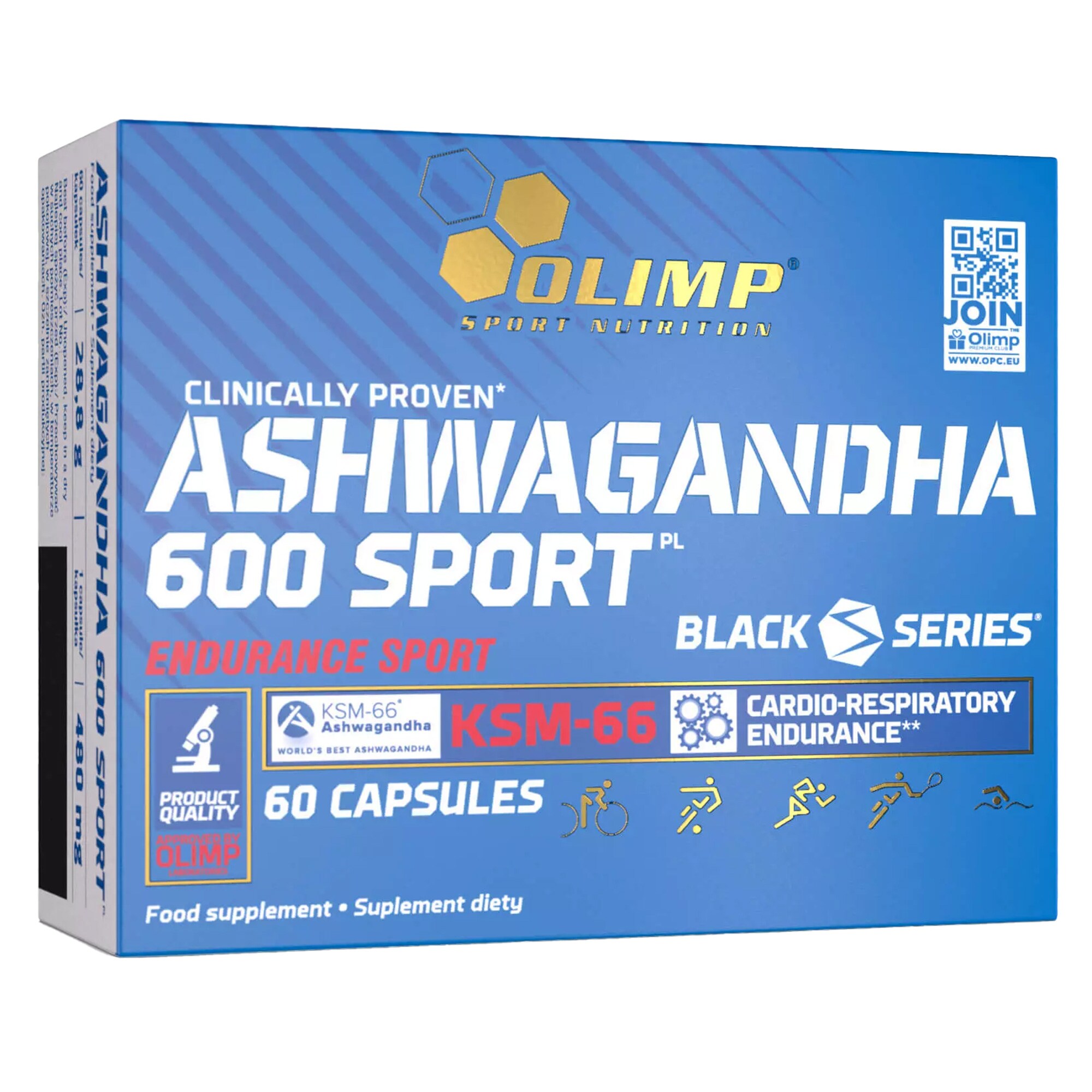 Ashwagandha Olimp Sport Nutrition 600 Sport 60 капсул - дієтична добавка